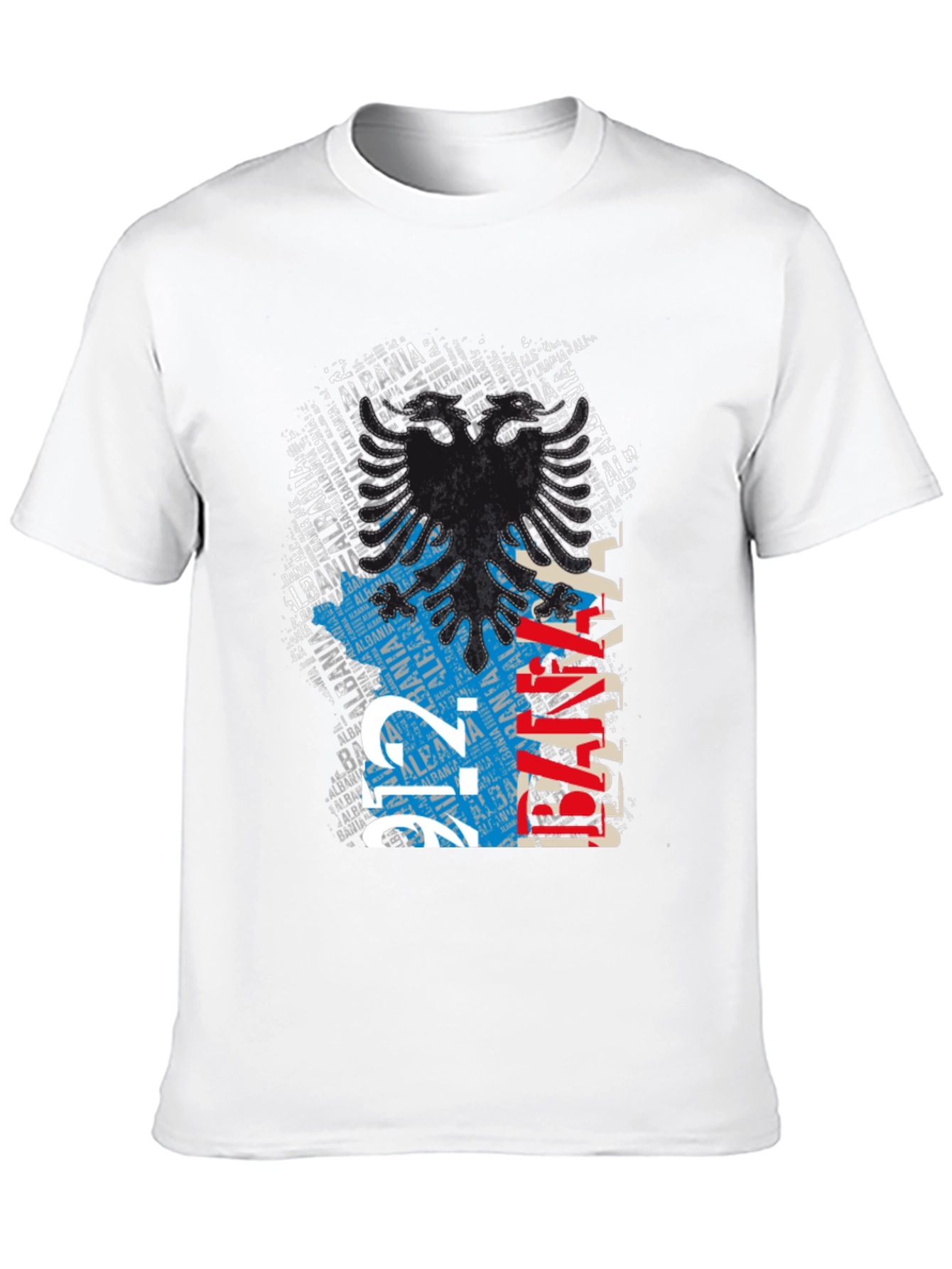 Albania Eagle Graphic Tee - Black