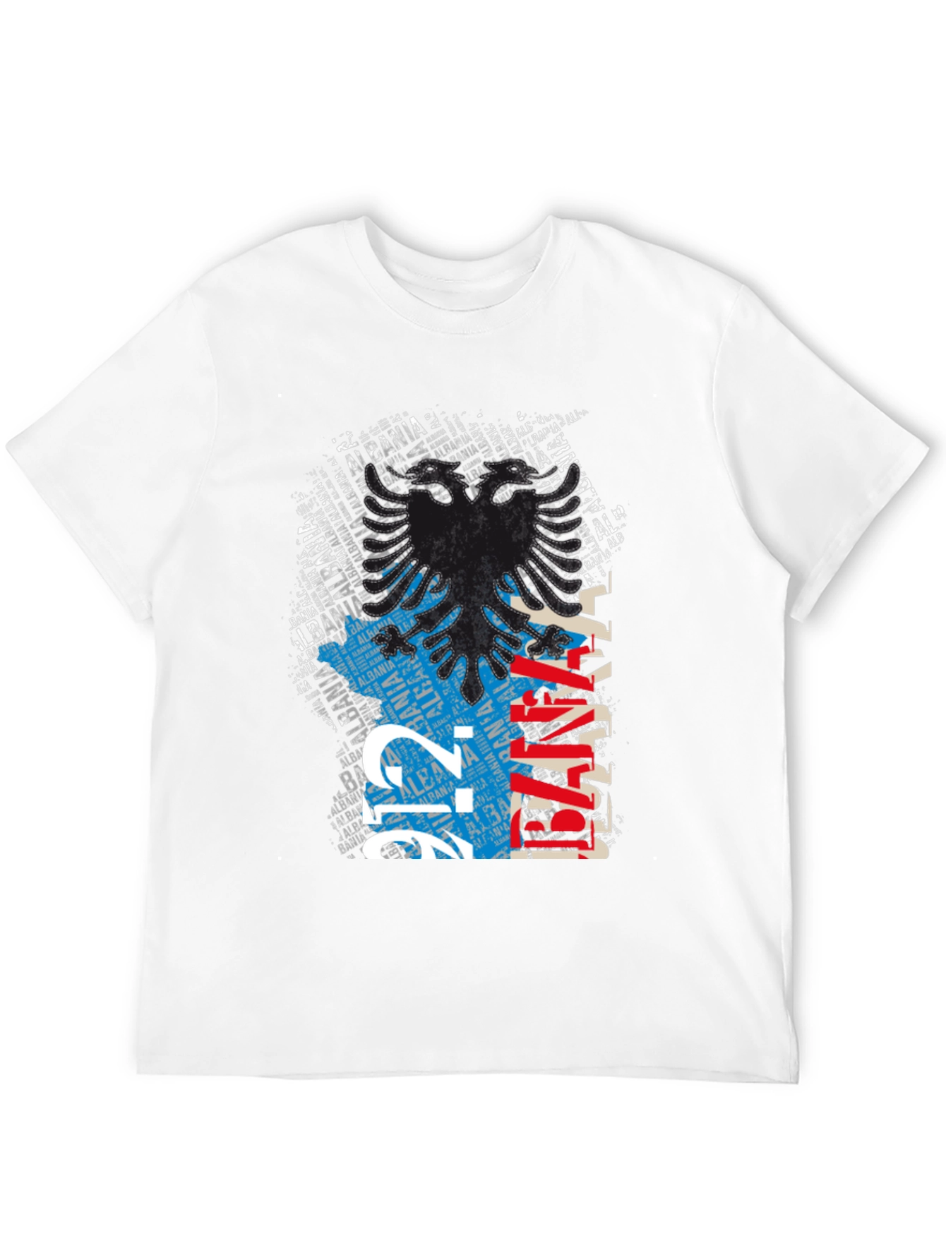Albania Eagle Graphic Tee - Black
