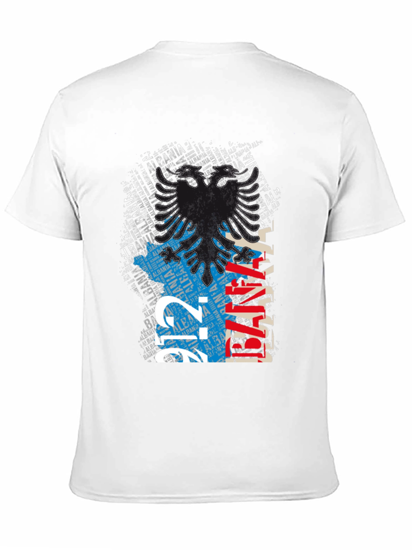 Albania Eagle Graphic Tee - Black