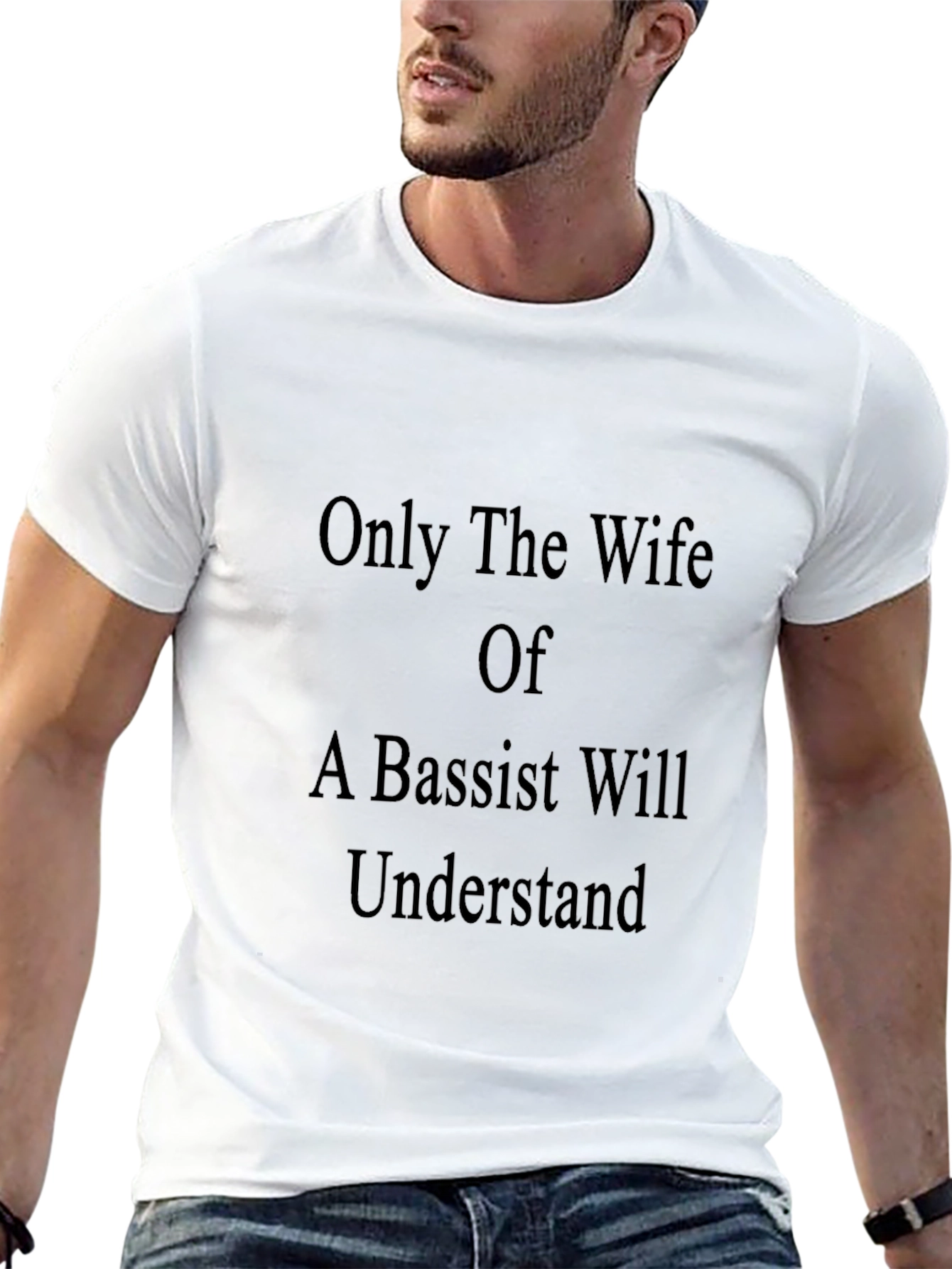 Bassist Wife T-Shirt - Unique Musician Spouse Apparel