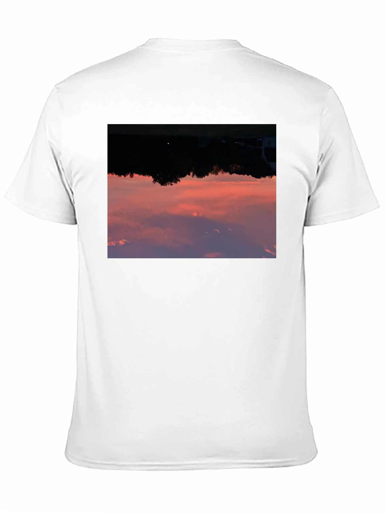 Sunset Sky Graphic Black T-Shirt