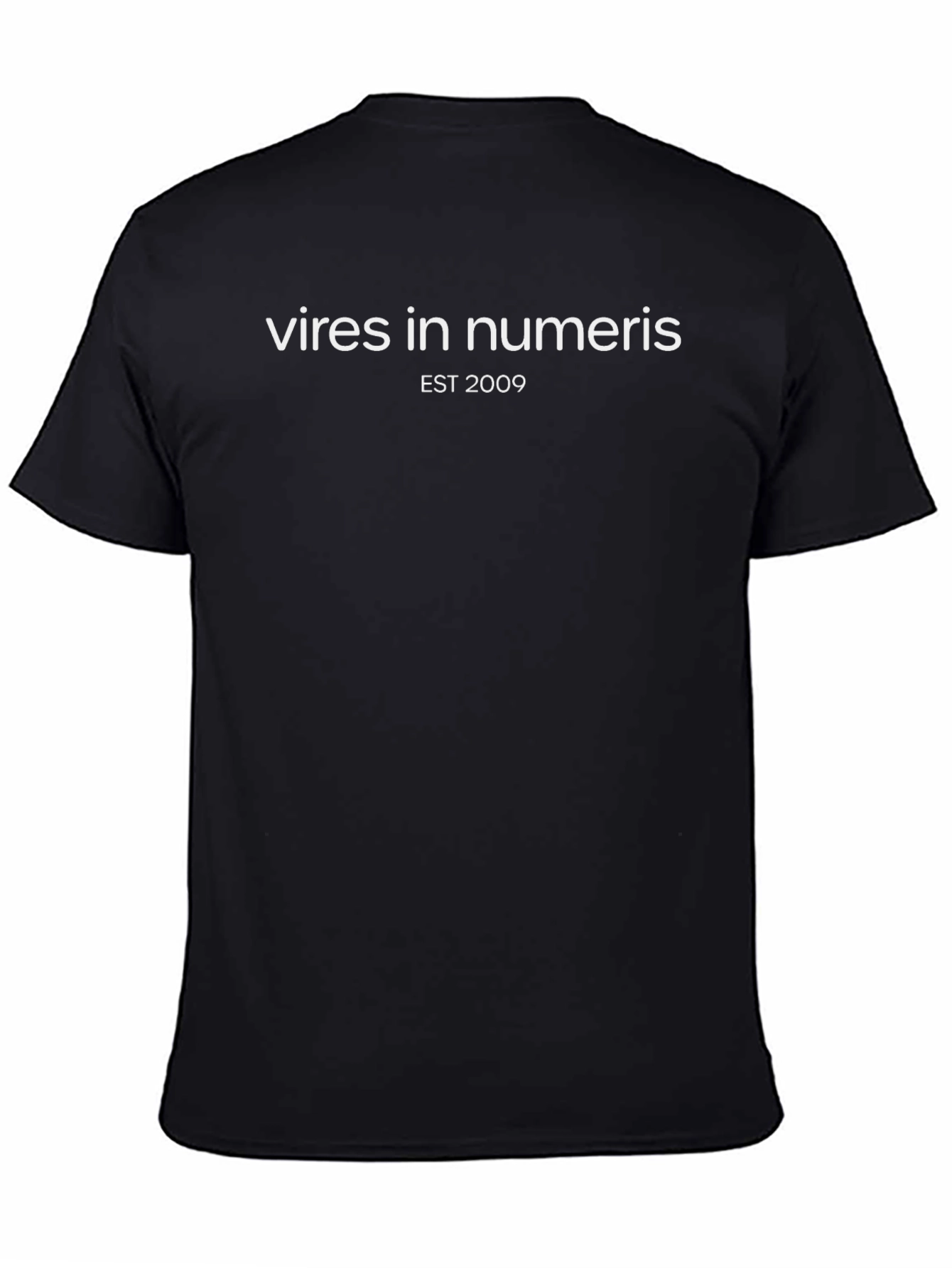 Vires in Numeris Black Graphic Tee - EST 2009