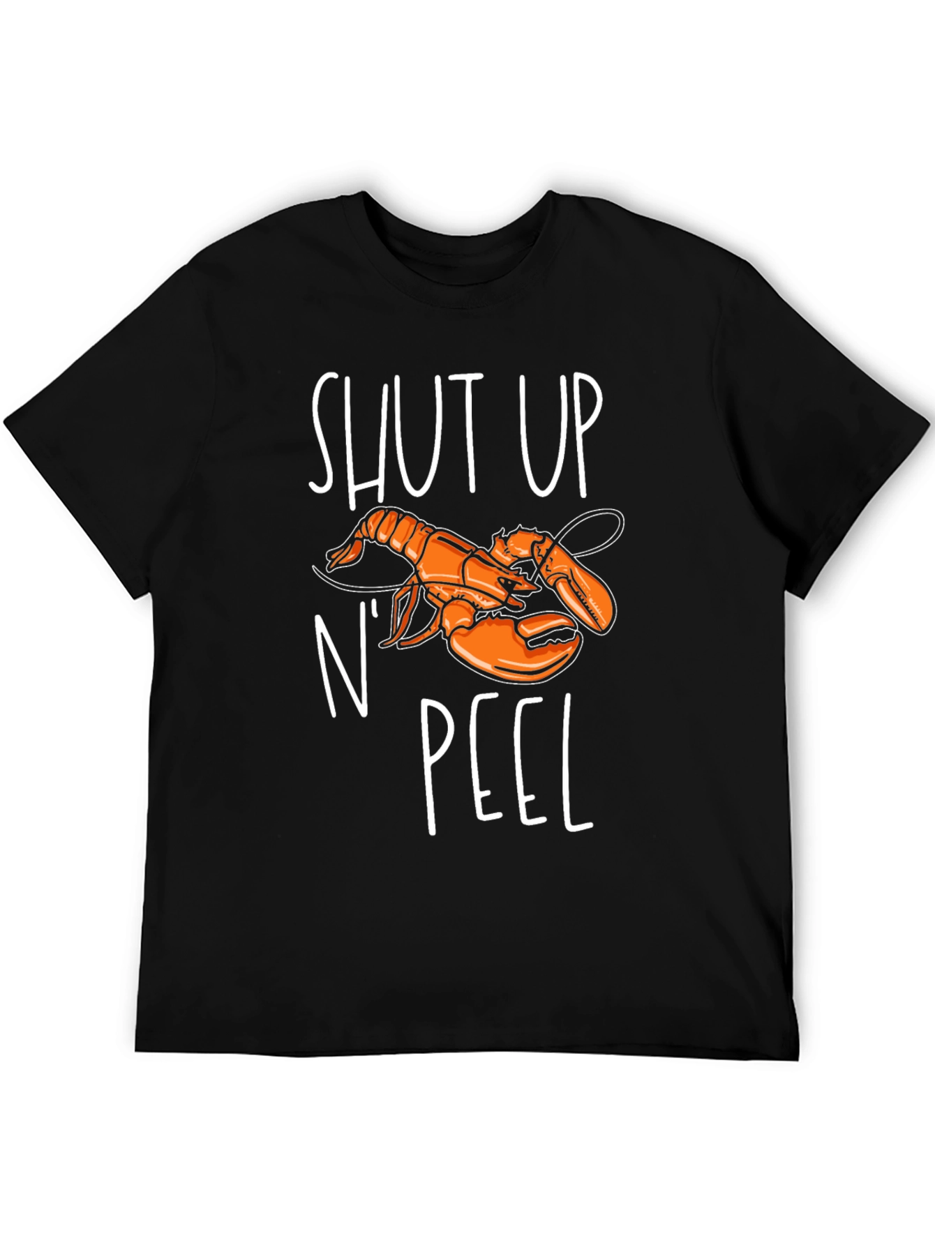 Shut Up N Peel Lobster Graphic T-Shirt