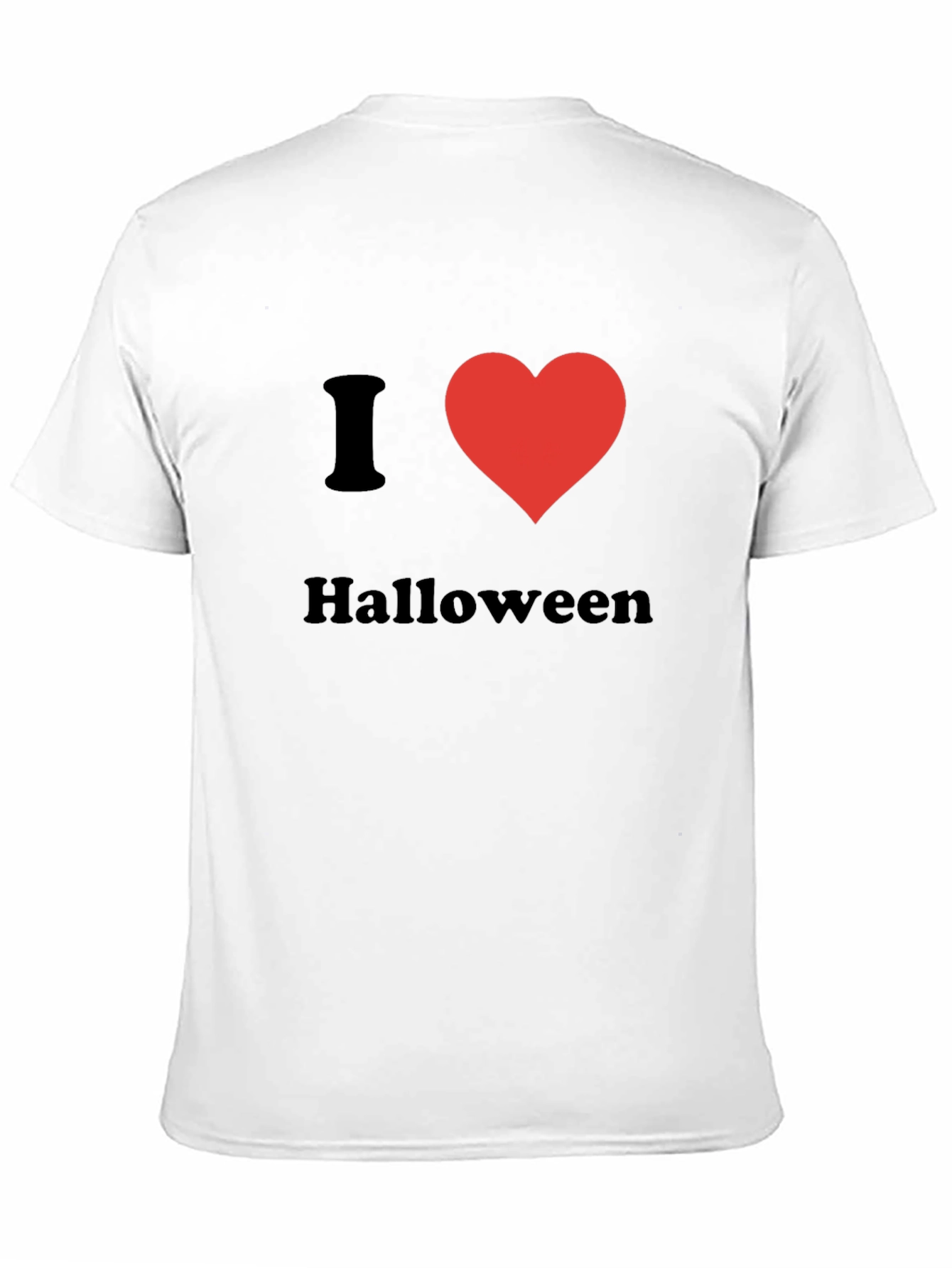I Love Halloween T-Shirt - Black Holiday Tee