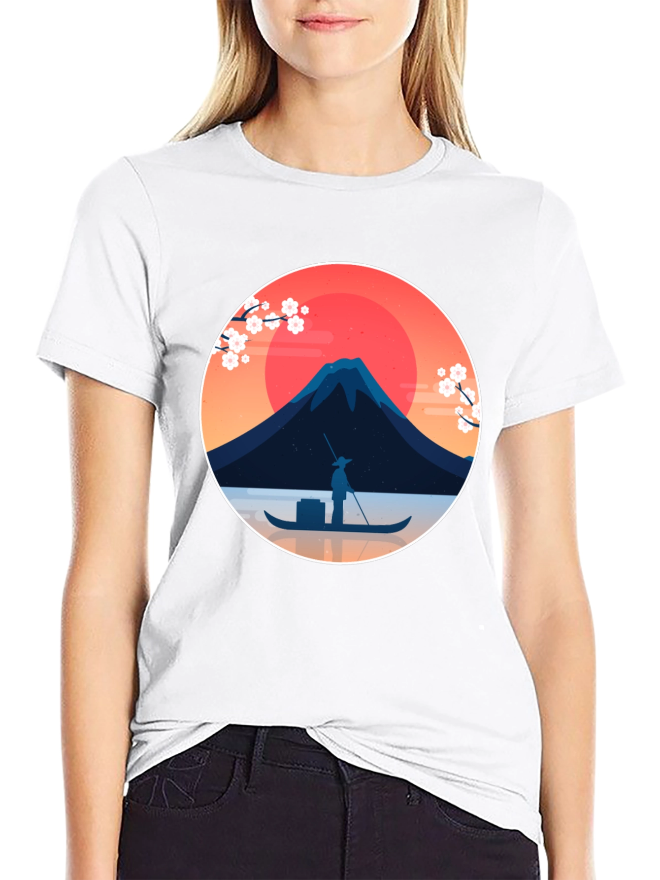 Japanese Art T-Shirt - Fuji Mountain
