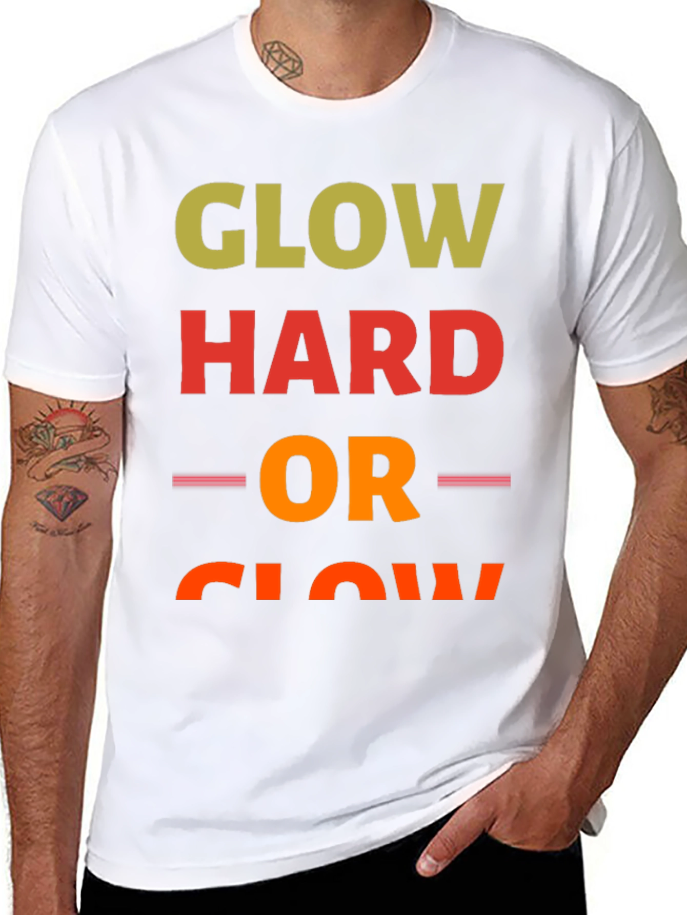 Glow Hard or Glow Home T-Shirt