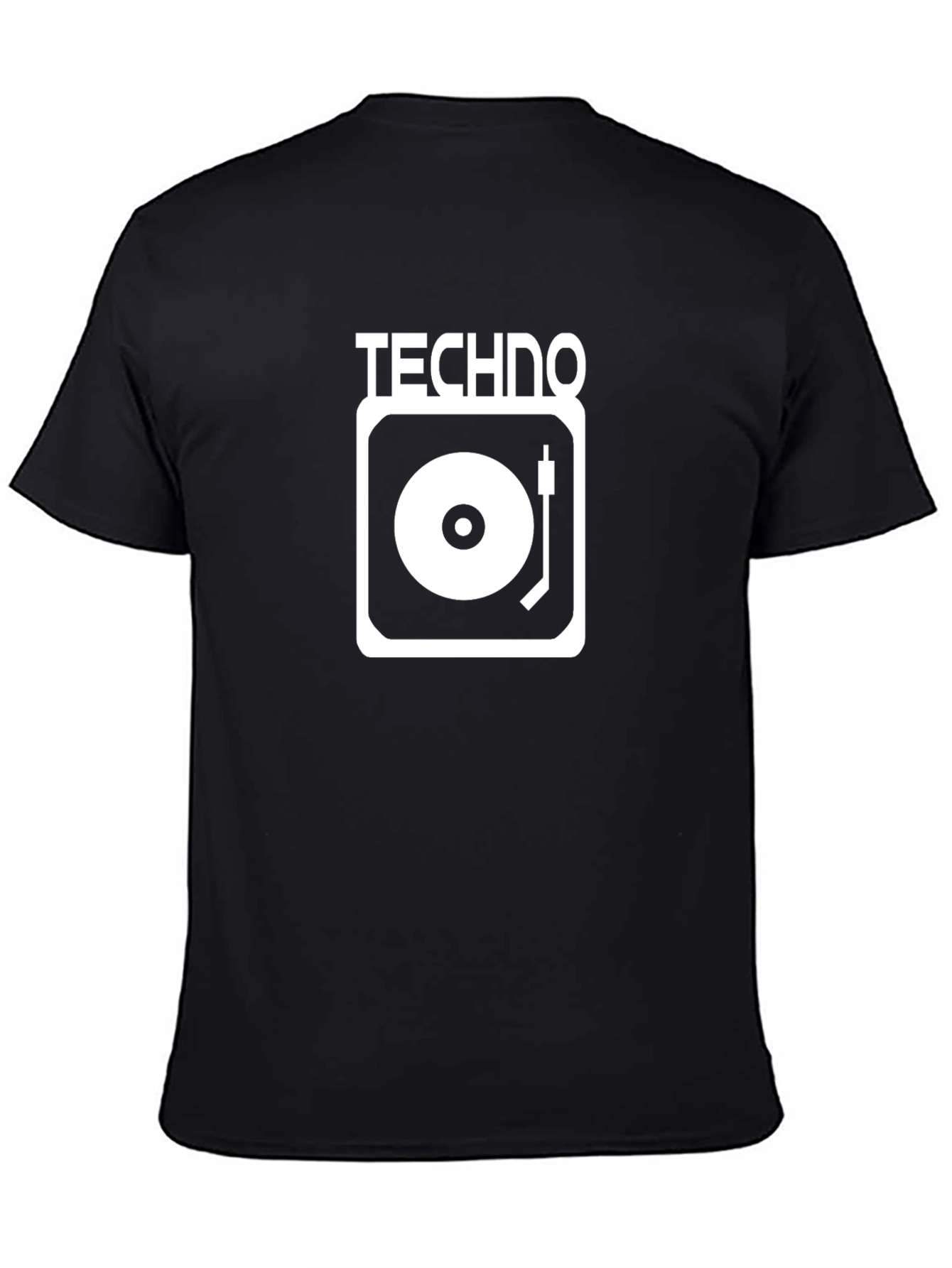 Techno Turntable Black T-Shirt