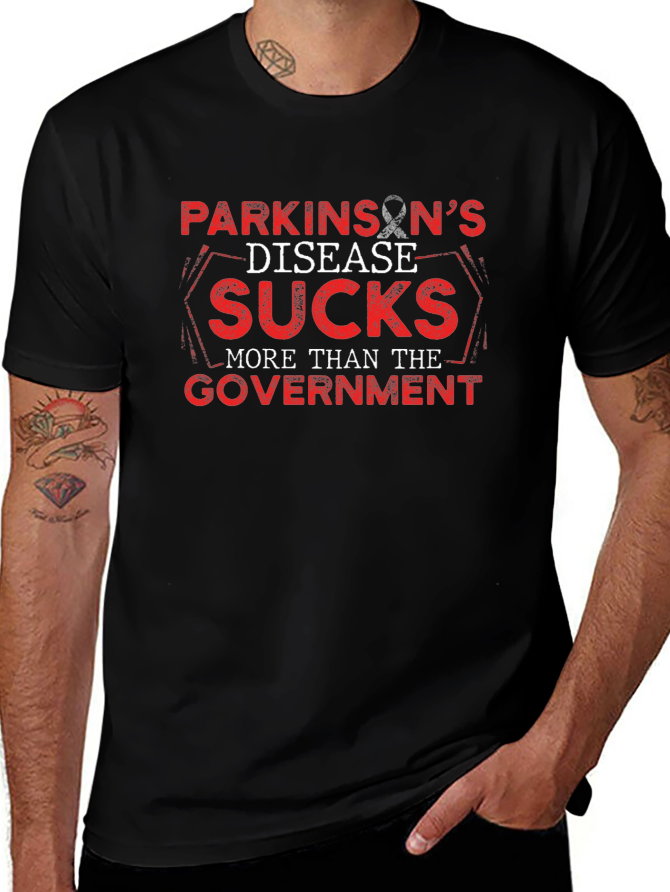 Parkinsons Disease Sucks Graphic T-Shirt