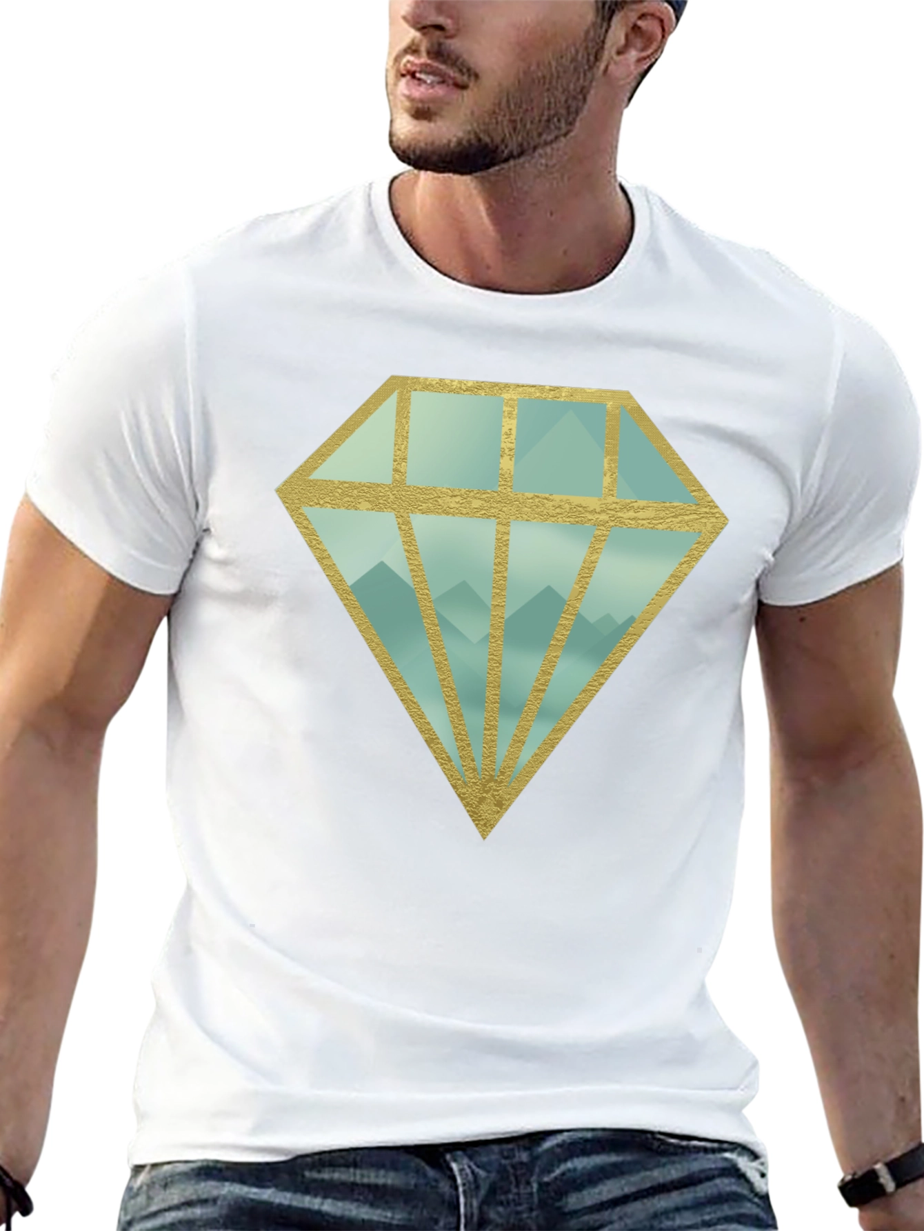 Mountain Diamond Graphic T-Shirt