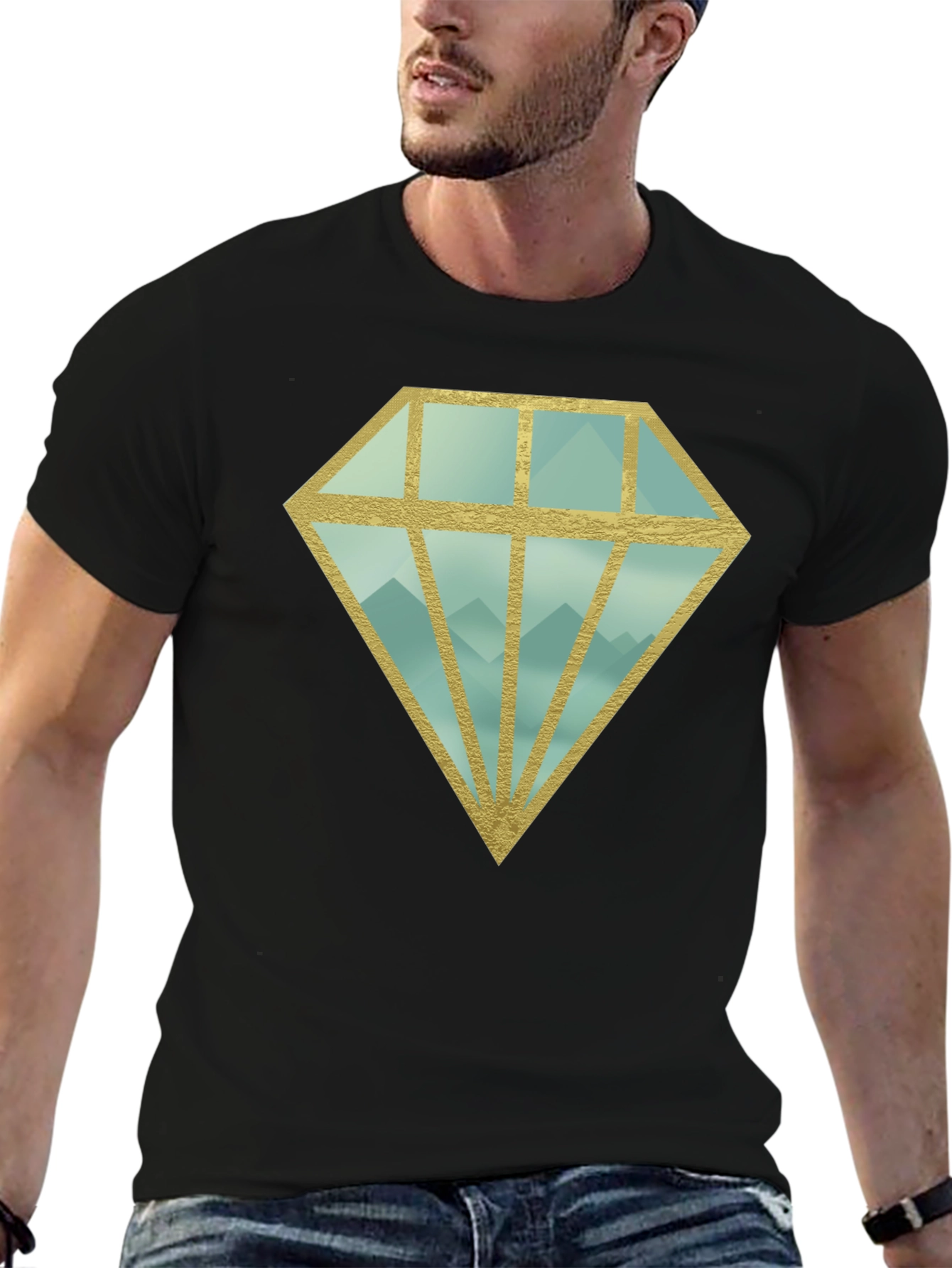 Mountain Diamond Graphic T-Shirt