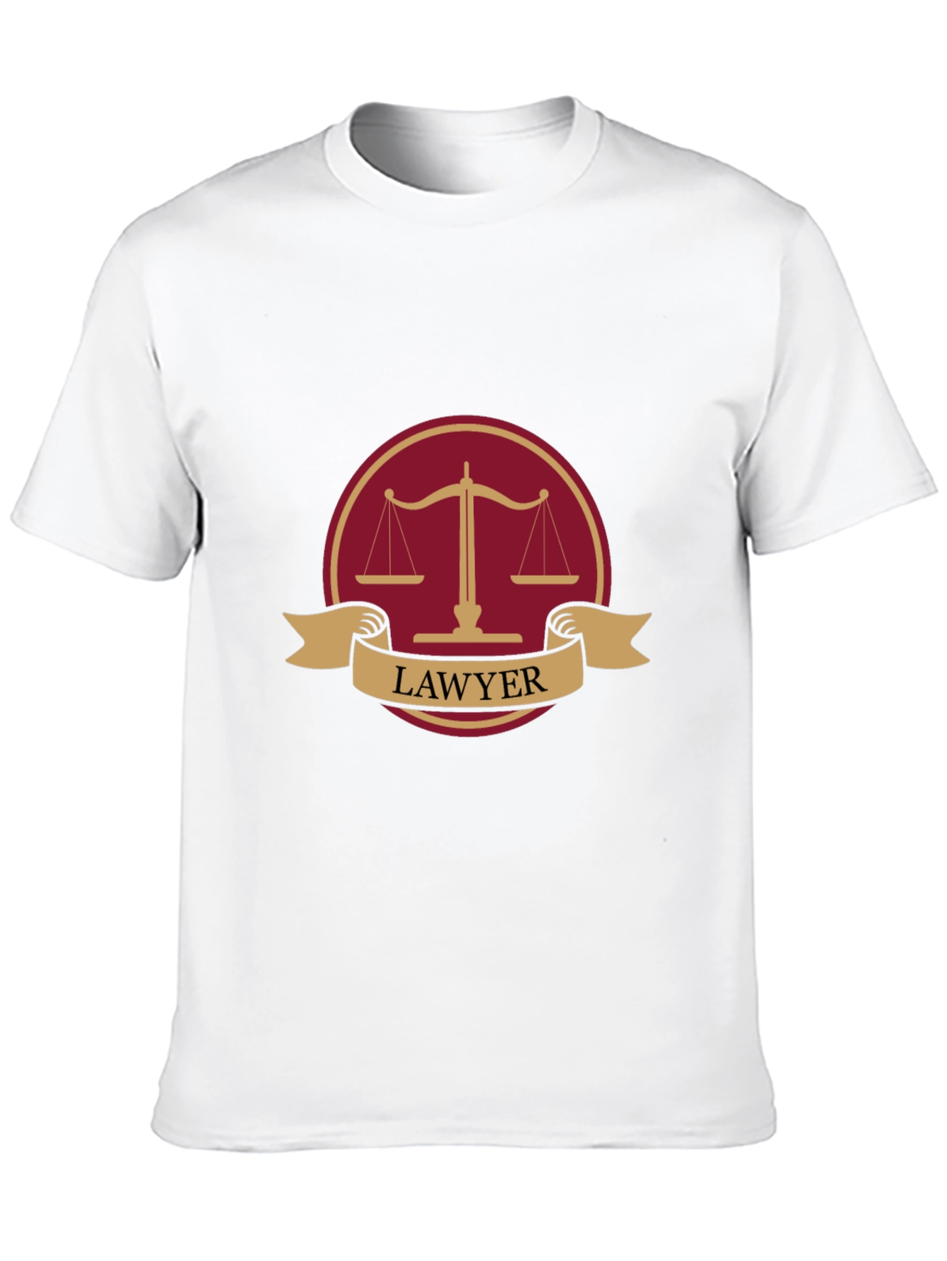 Lawyer T-Shirt Justice Scale Design