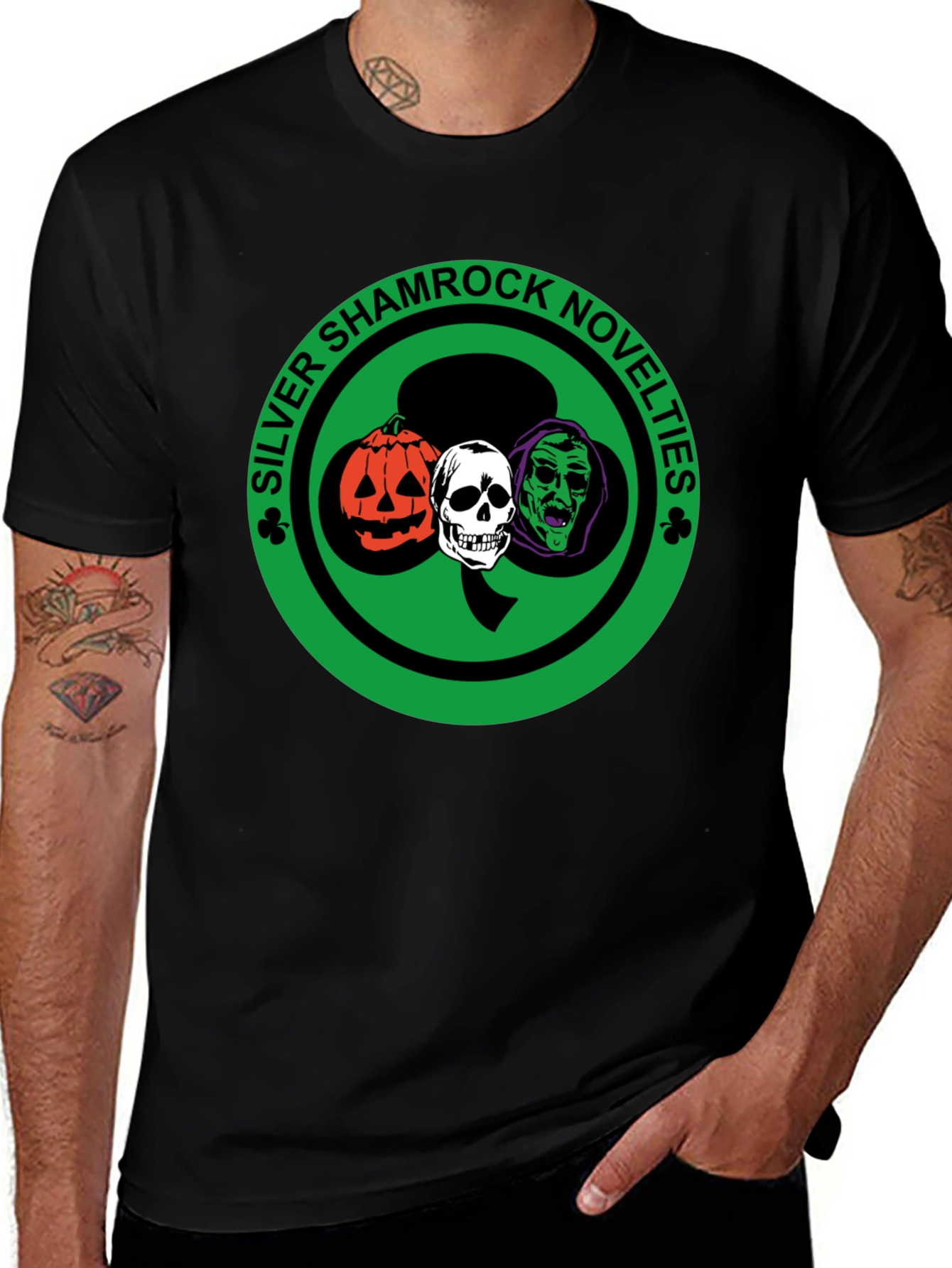 Silver Shamrock Novelties T-Shirt Halloween
