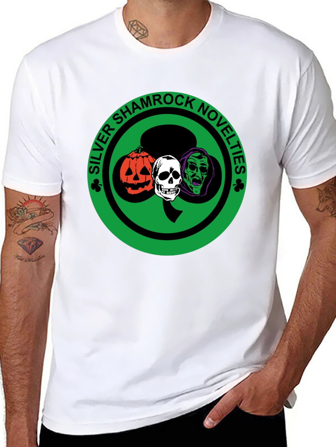 Silver Shamrock Novelties T-Shirt Halloween