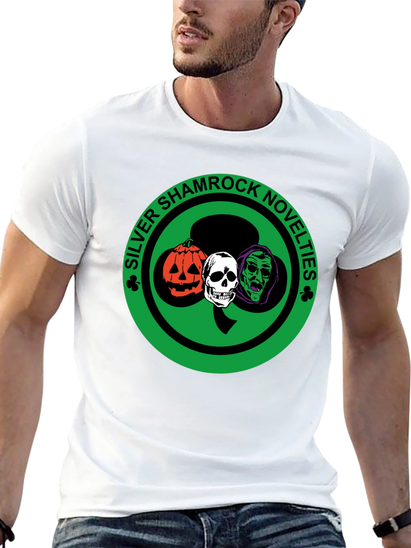 Silver Shamrock Novelties T-Shirt Halloween