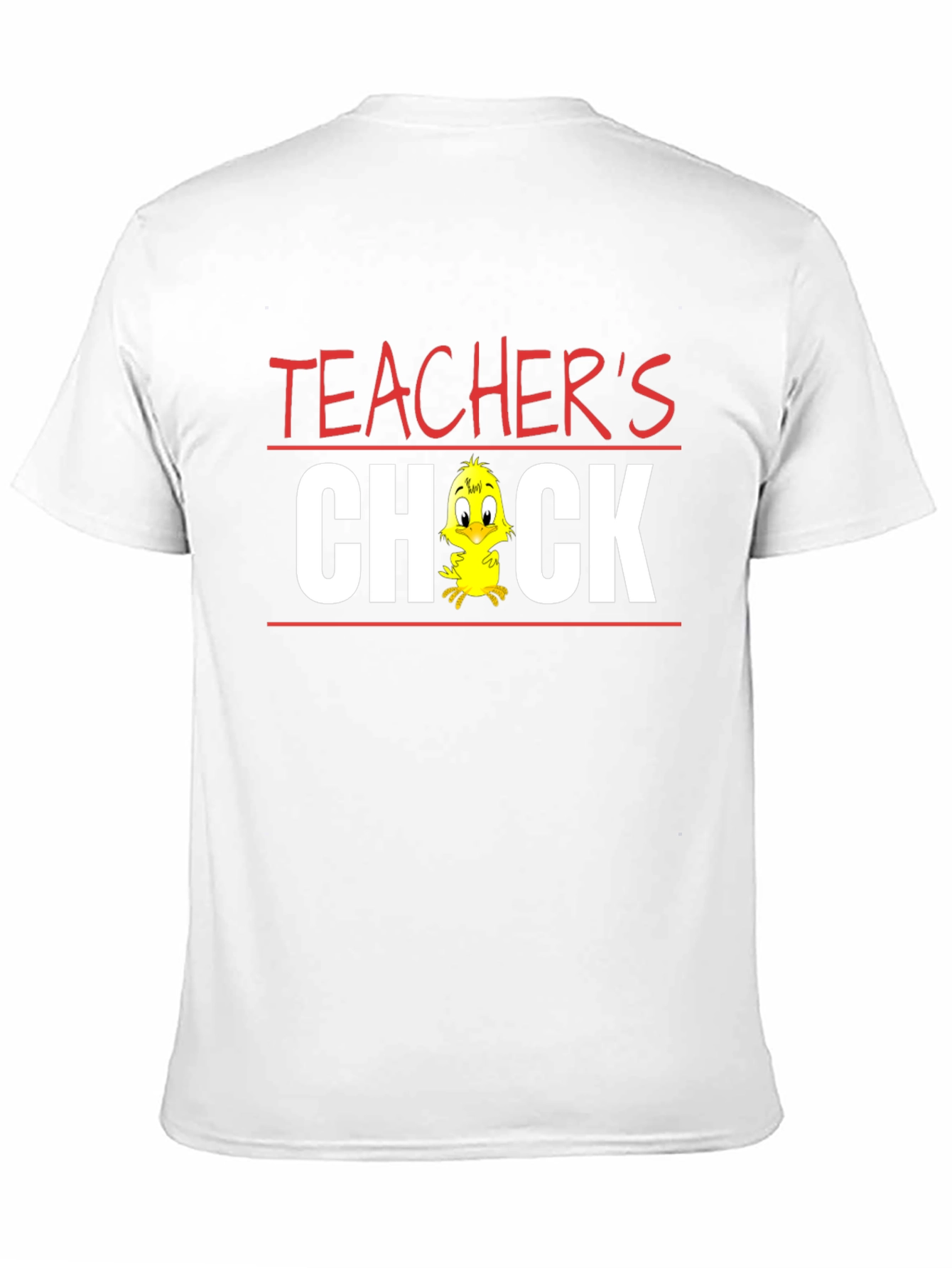 Teachers Chick Novelty Graphic T-Shirt