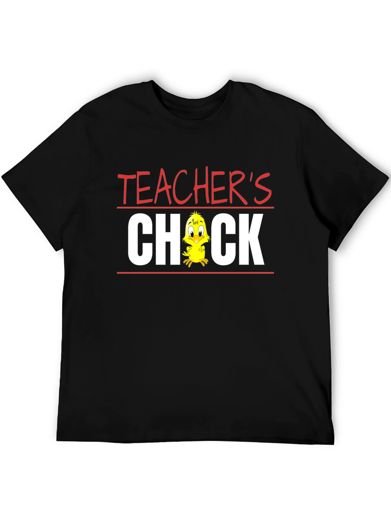 Teachers Chick Novelty Graphic T-Shirt