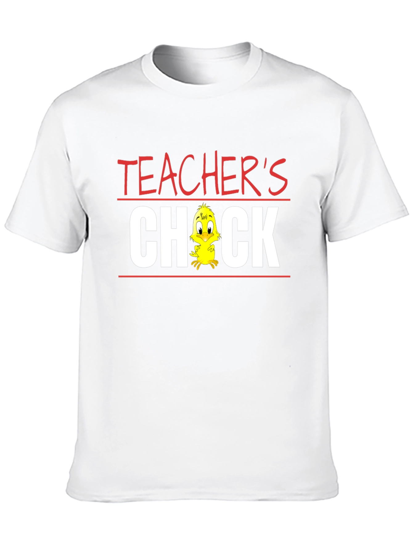 Teachers Chick Novelty Graphic T-Shirt