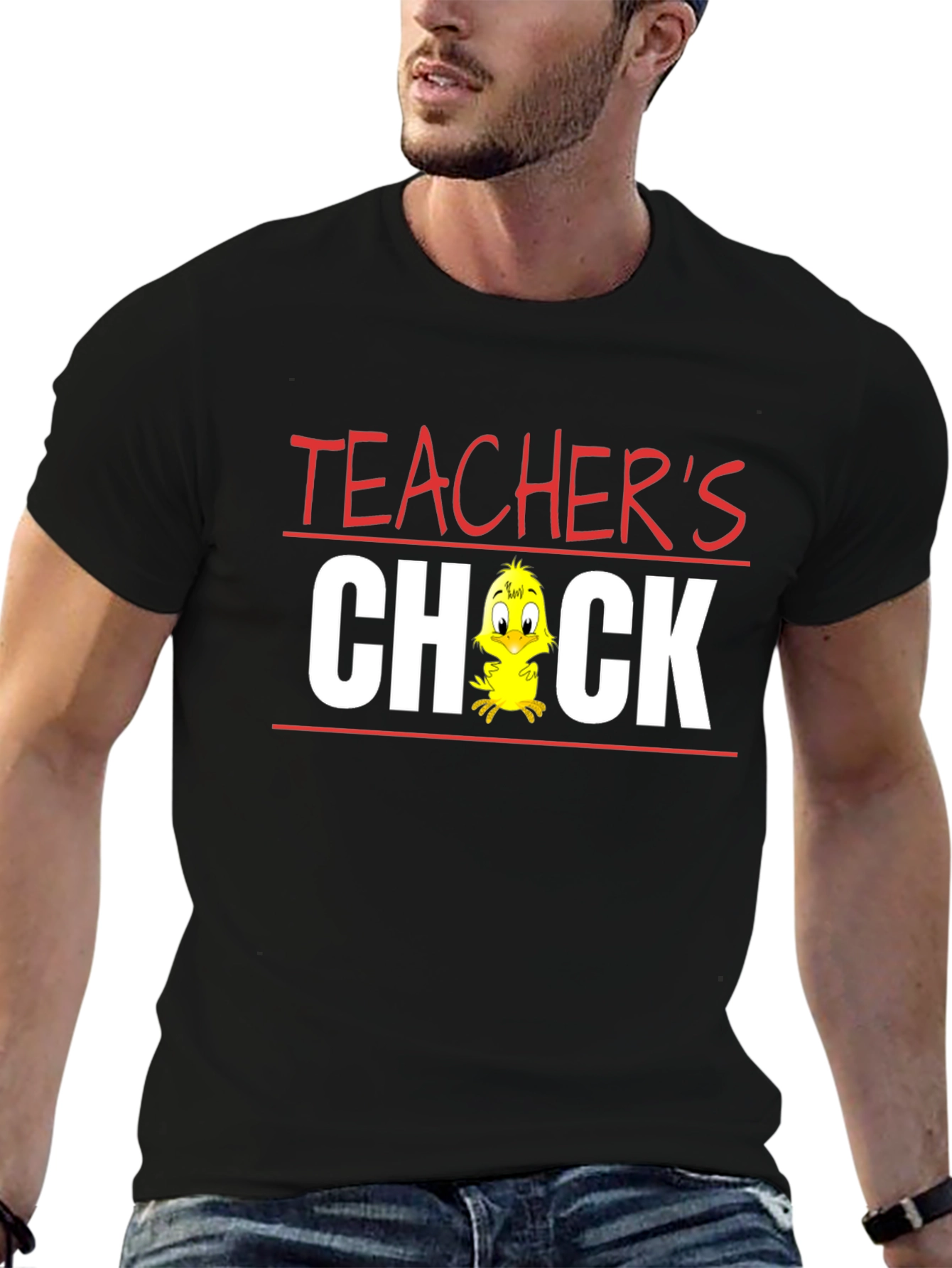 Teachers Chick Novelty Graphic T-Shirt