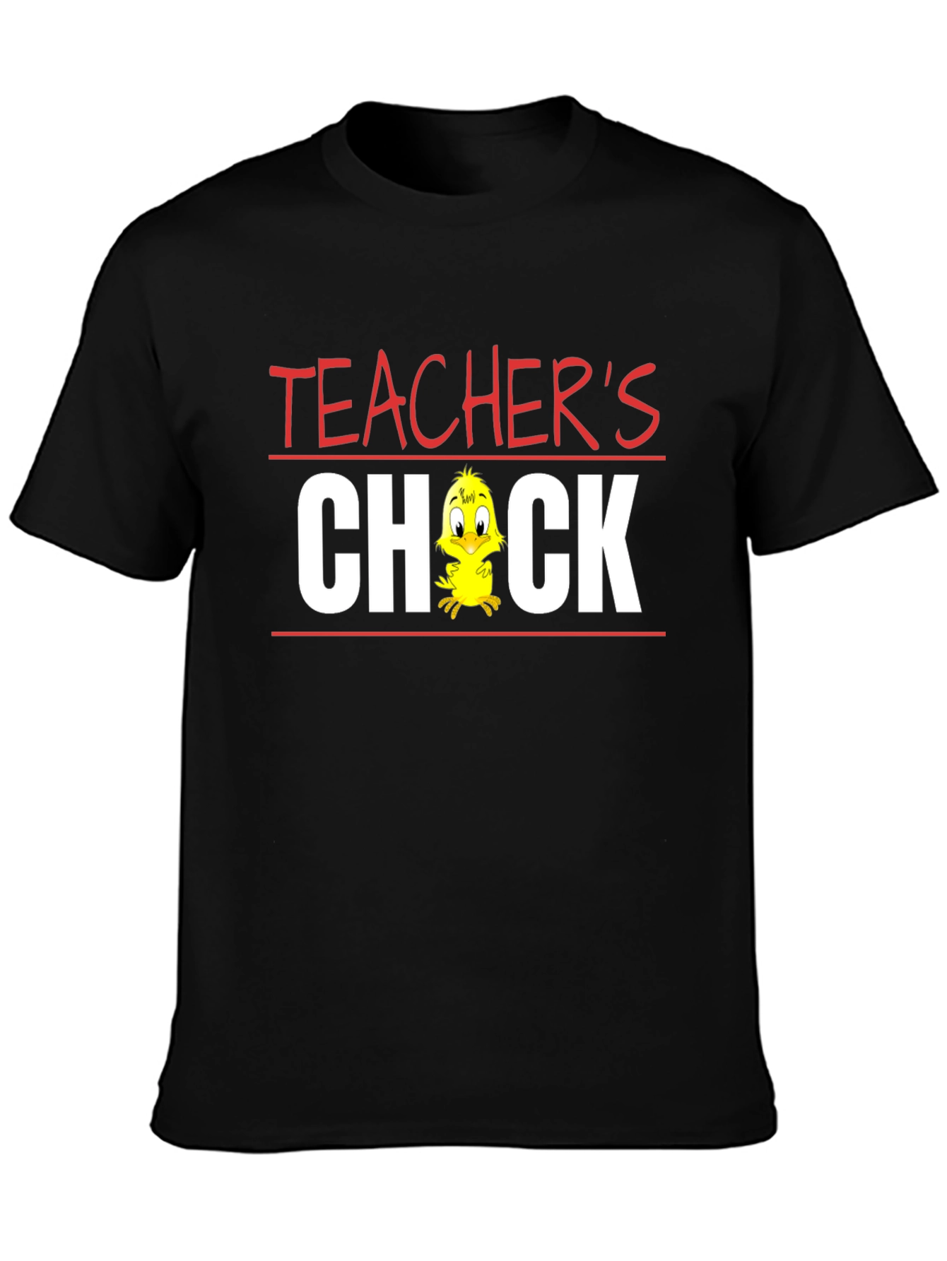 Teachers Chick Novelty Graphic T-Shirt