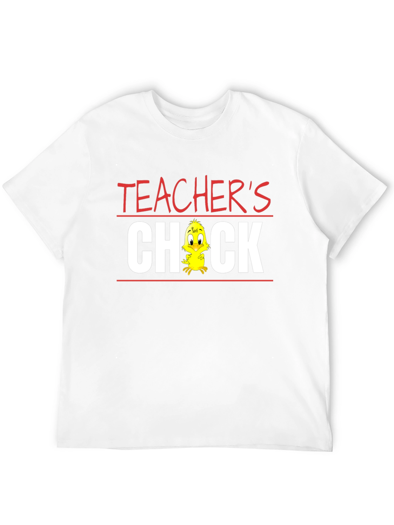 Teachers Chick Novelty Graphic T-Shirt