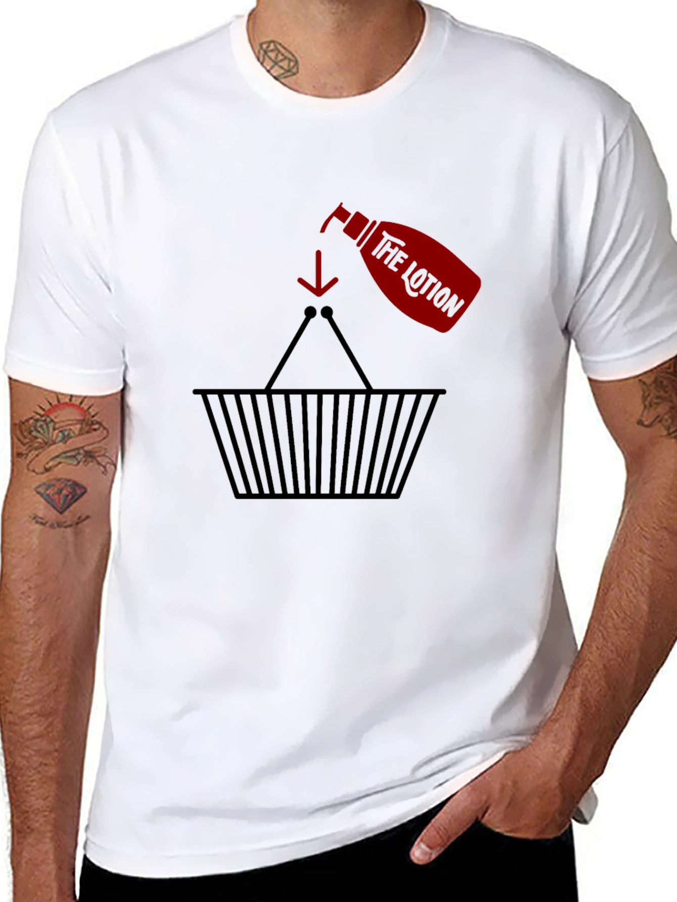 The Lotion Basket T-Shirt - Funny Graphic Tee