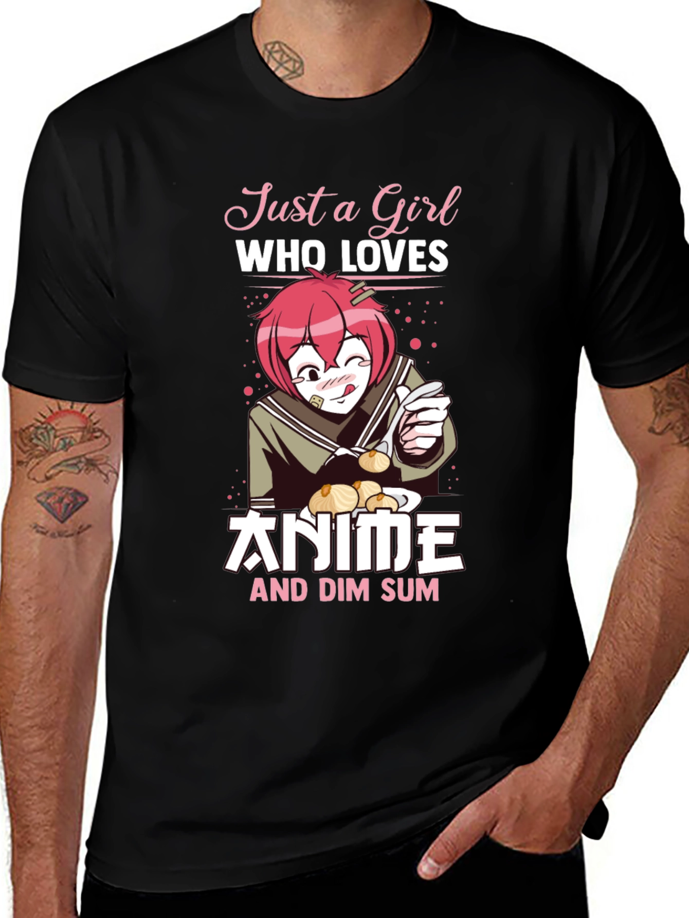 Anime & Dim Sum Girls T-Shirt