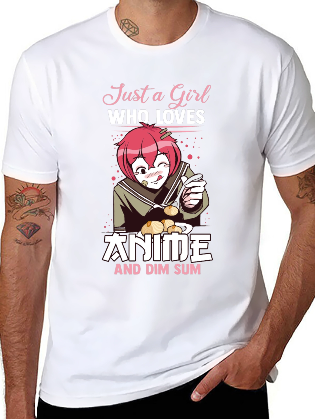 Anime & Dim Sum Girls T-Shirt