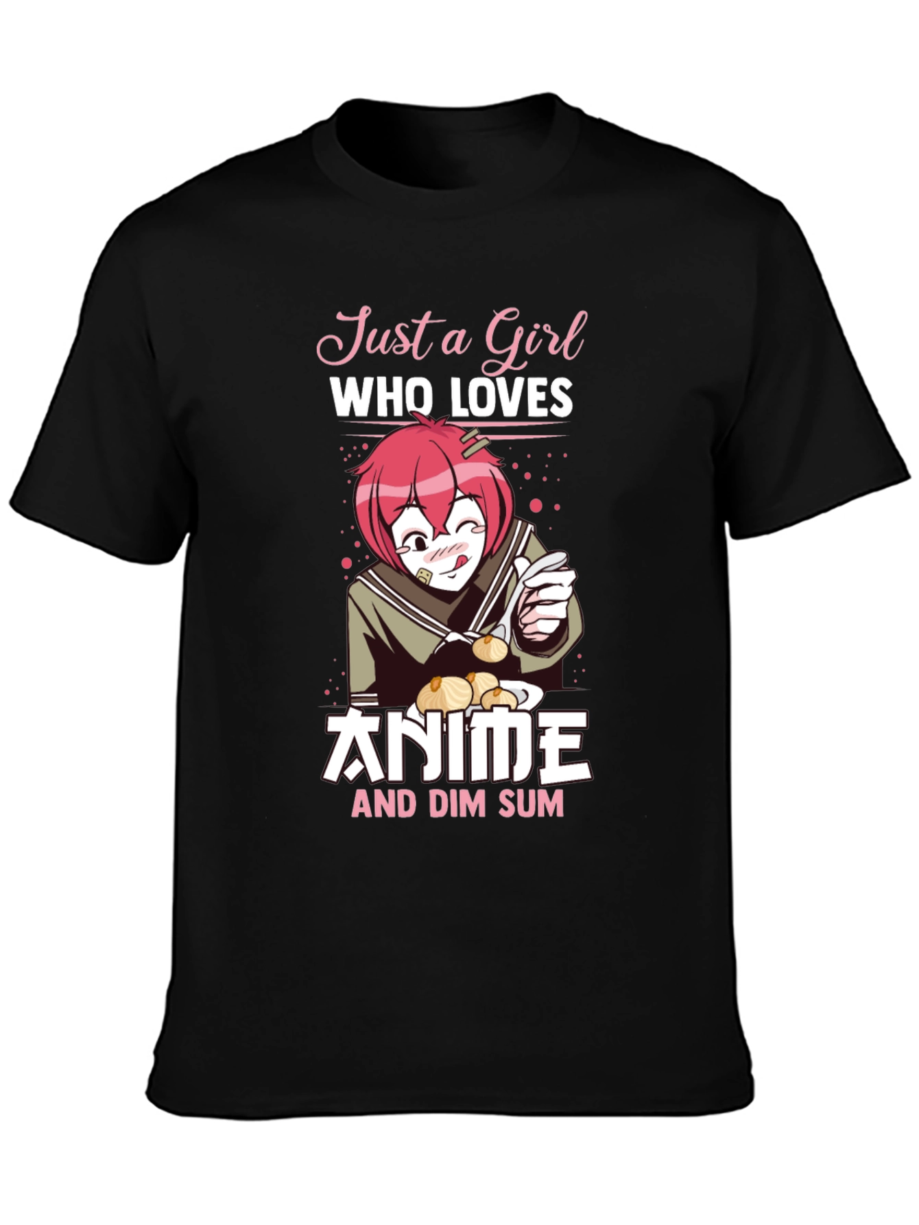 Anime & Dim Sum Girls T-Shirt