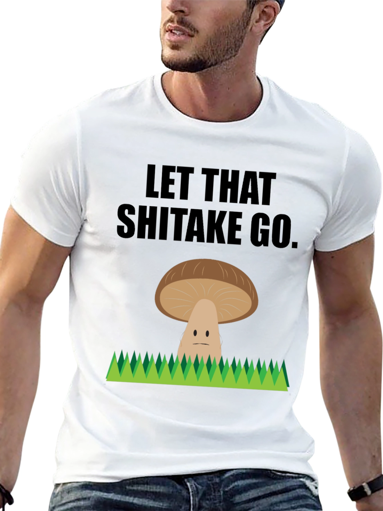 Funny Shiitake Mushroom Graphic Tee