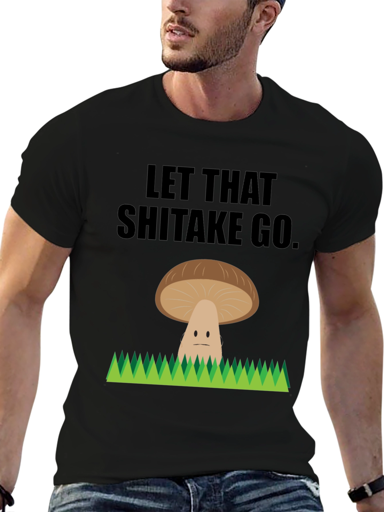 Funny Shiitake Mushroom Graphic Tee