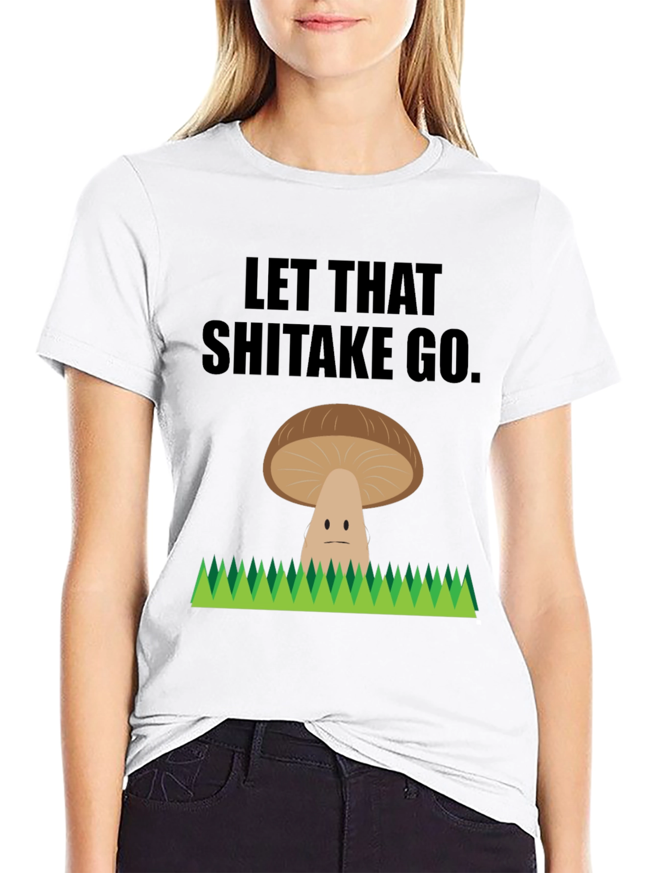 Funny Shiitake Mushroom Graphic Tee