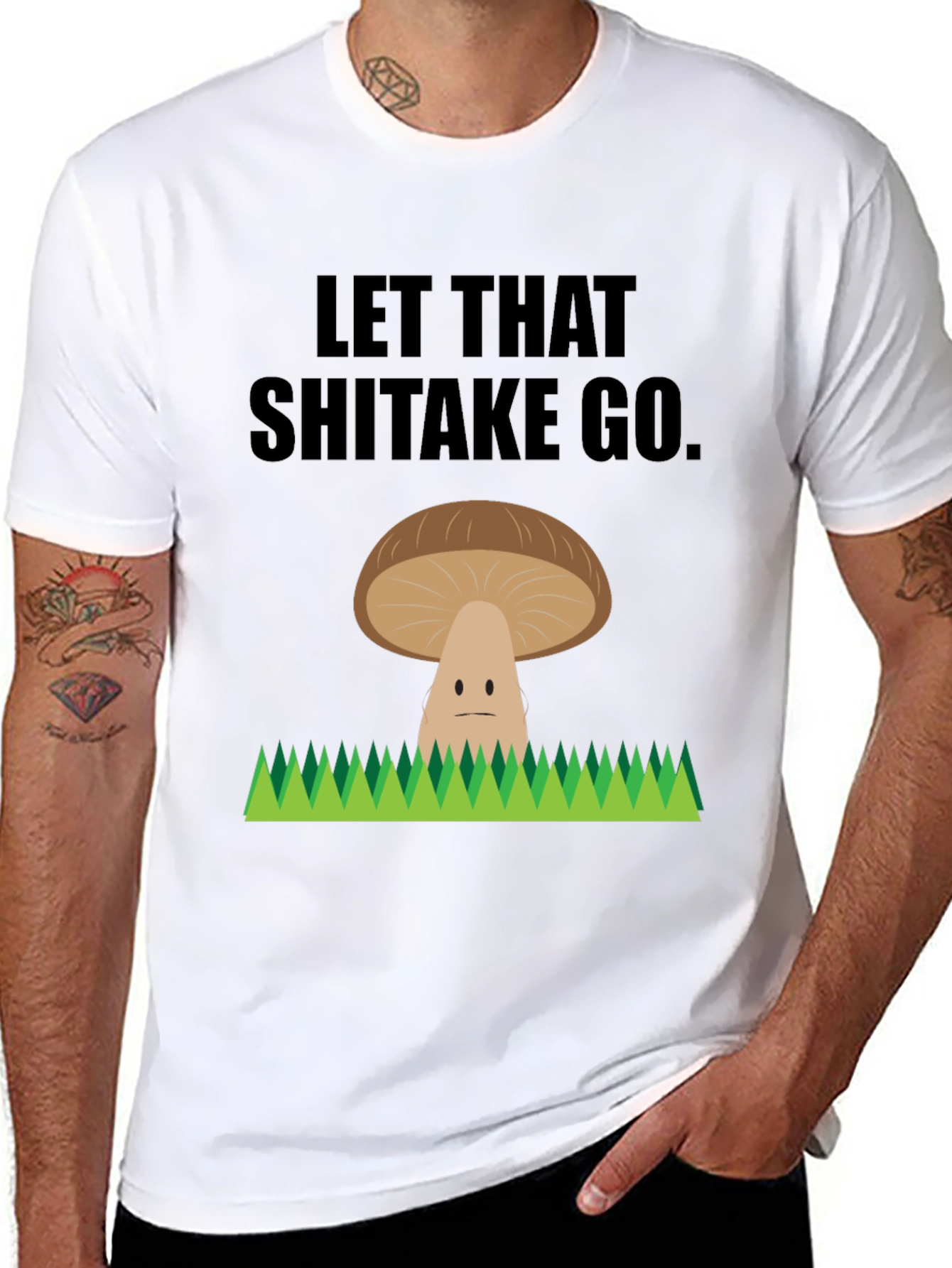 Funny Shiitake Mushroom Graphic Tee
