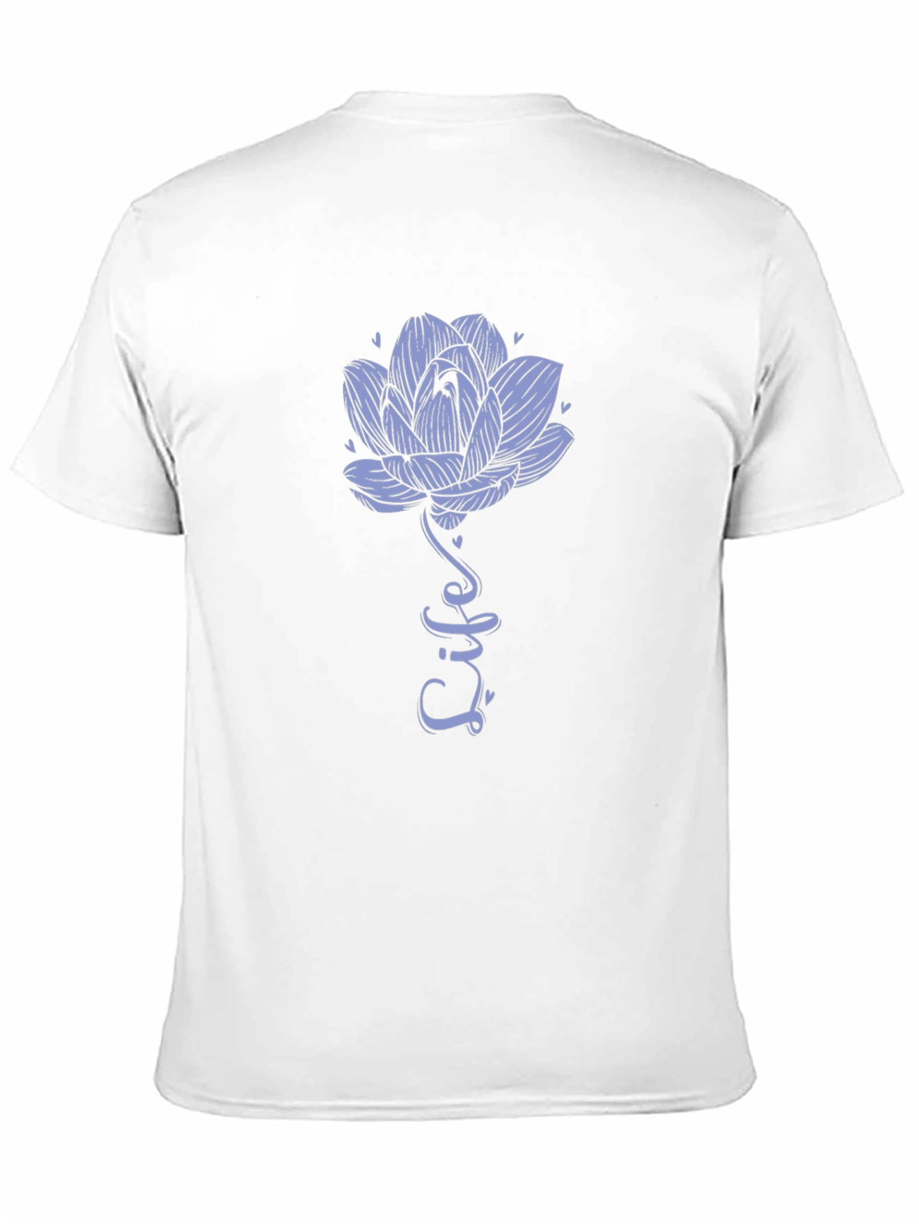 Lotus Life Tee - Black Graphic T-Shirt