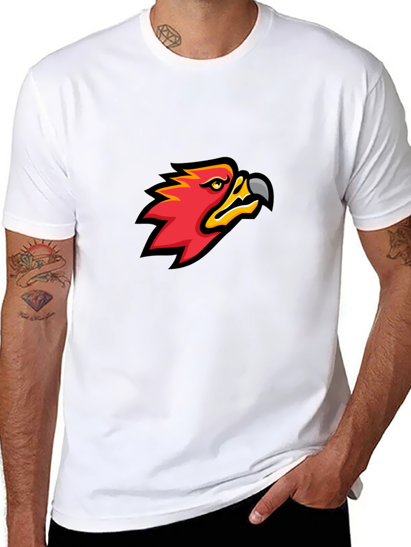 Bold Eagle Graphic Black T-Shirt