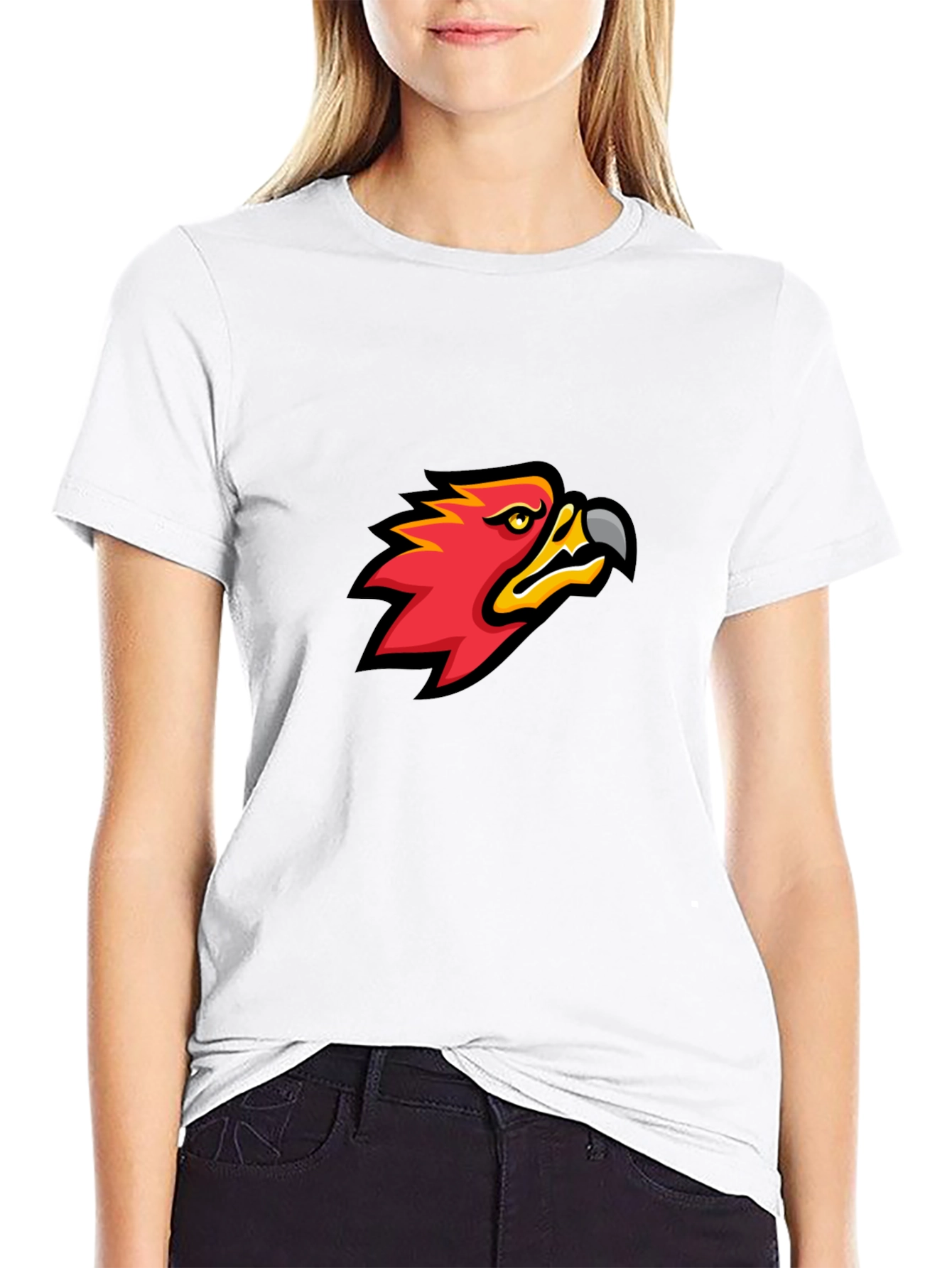 Bold Eagle Graphic Black T-Shirt