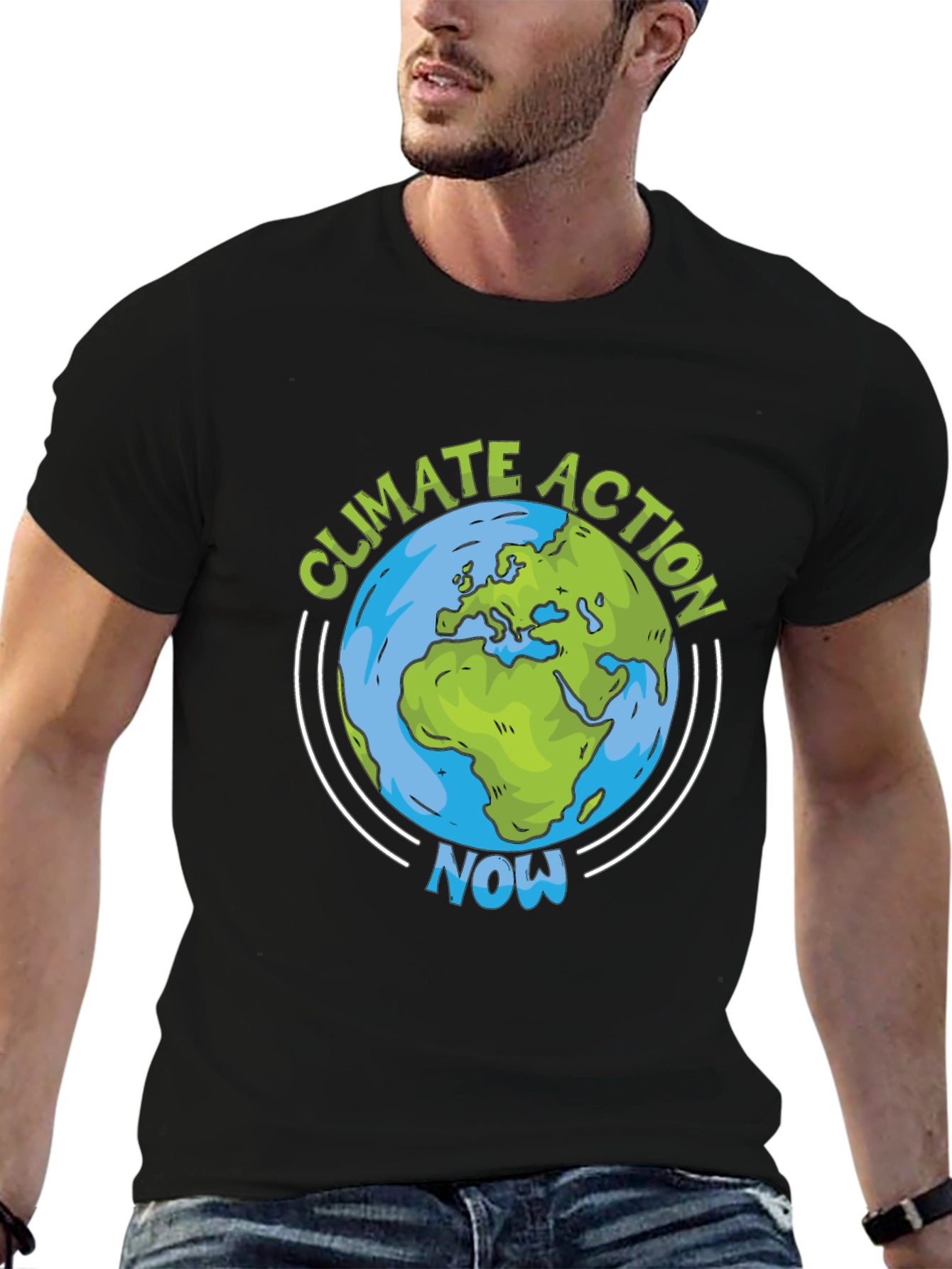 Climate Action Now Earth Graphic Tee