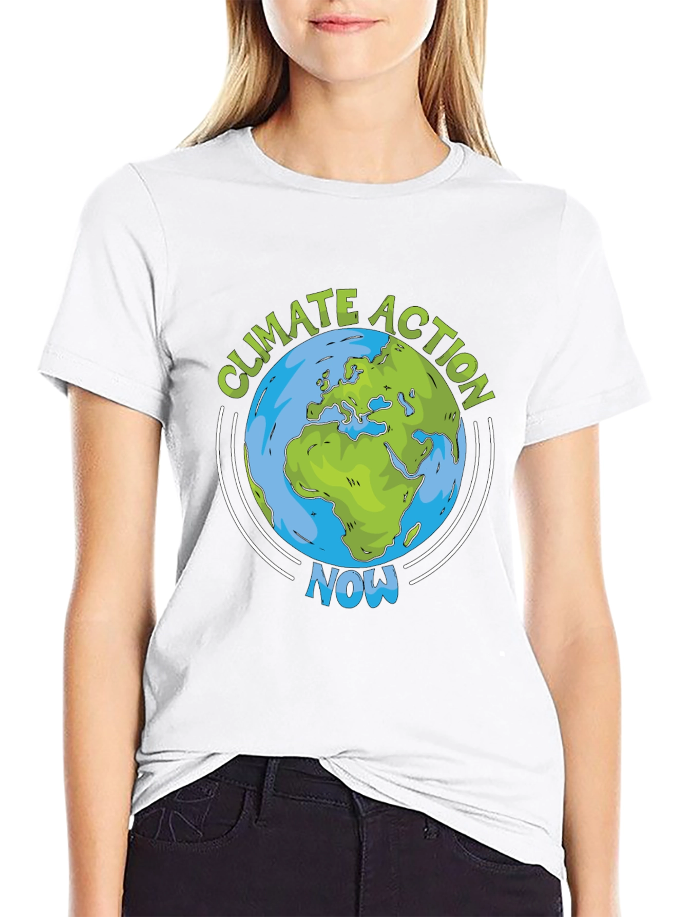 Climate Action Now Earth Graphic Tee