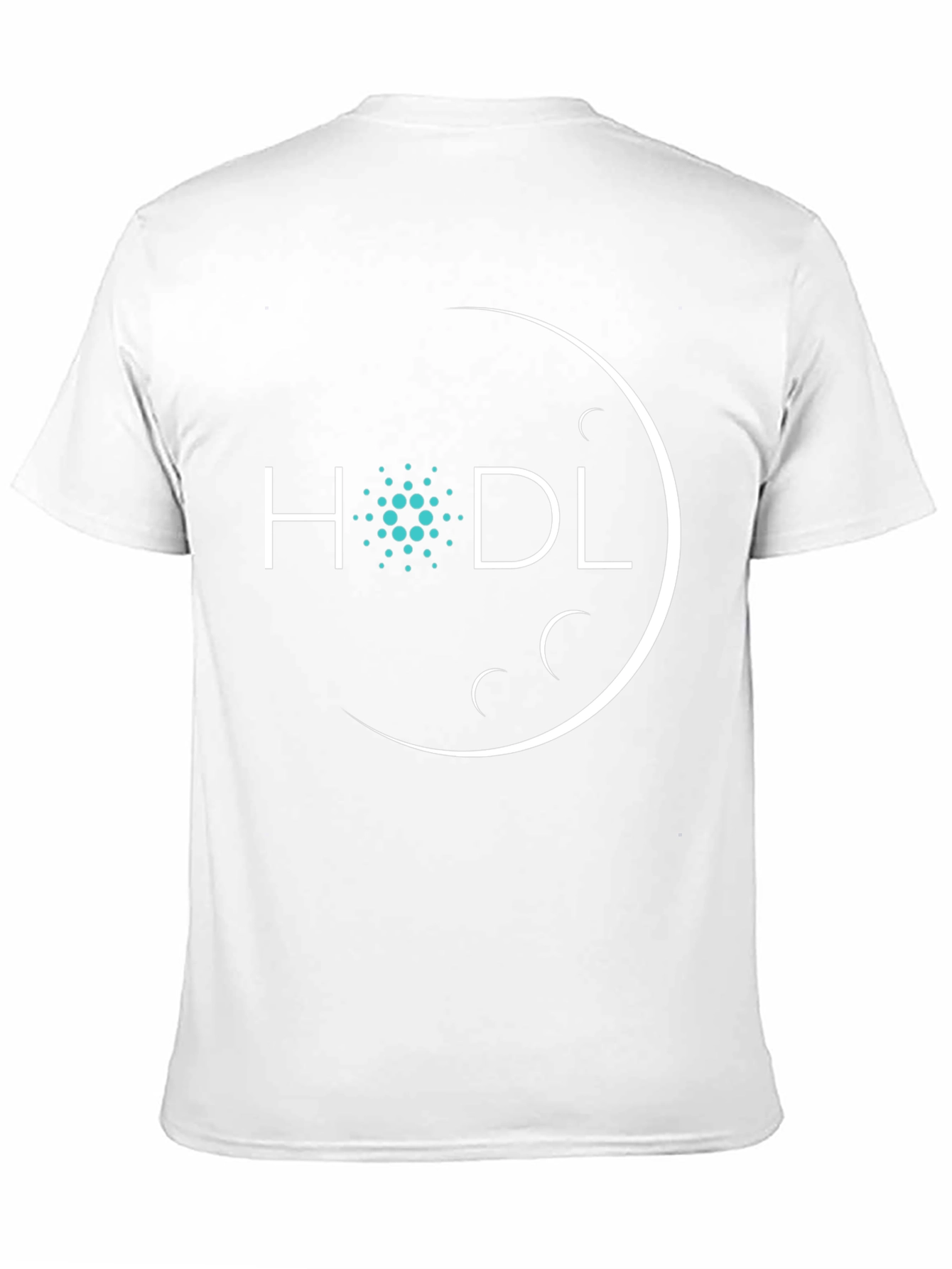 HODL Moon Crypto T-Shirt - Black Cotton Tee