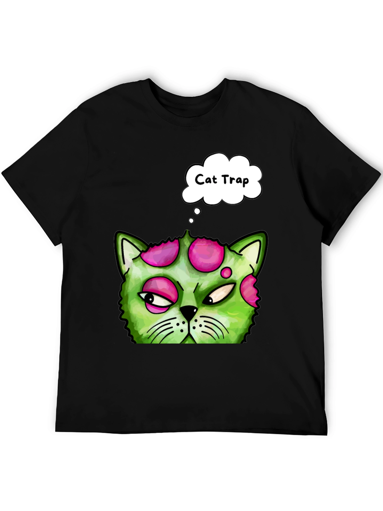 Cat Trap Funny Graphic Tee - Novelty T-Shirt