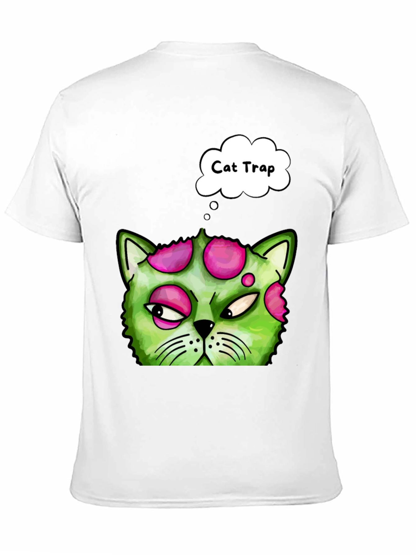 Cat Trap Funny Graphic Tee - Novelty T-Shirt