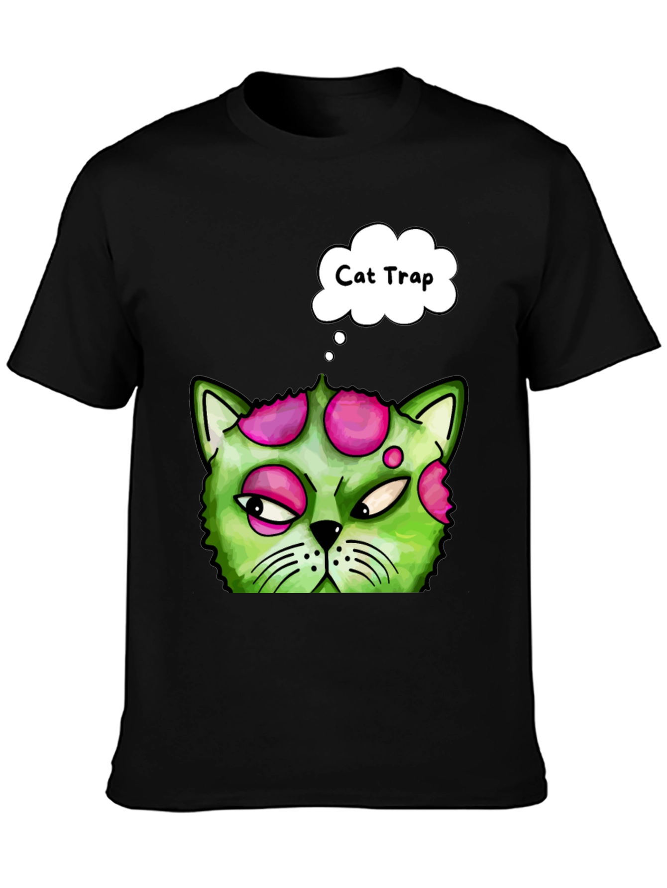 Cat Trap Funny Graphic Tee - Novelty T-Shirt