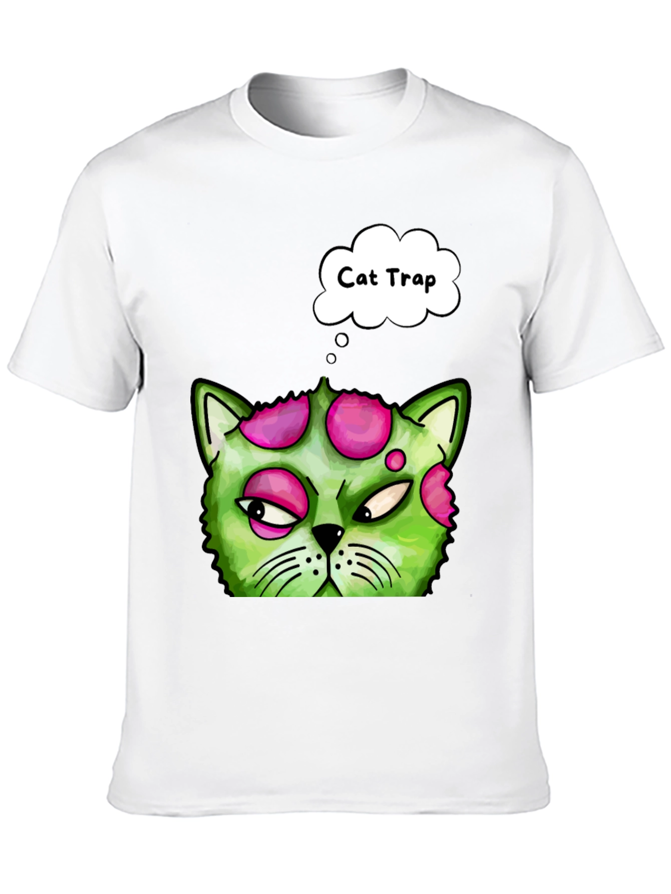 Cat Trap Funny Graphic Tee - Novelty T-Shirt