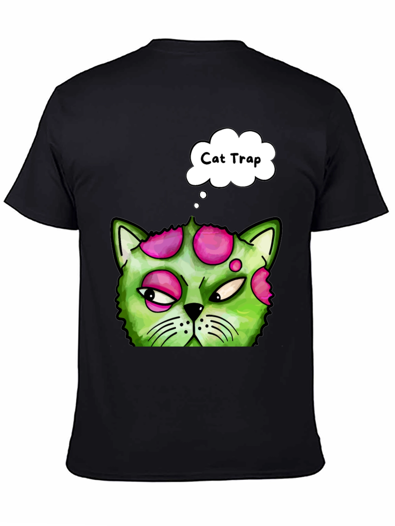 Cat Trap Funny Graphic Tee - Novelty T-Shirt
