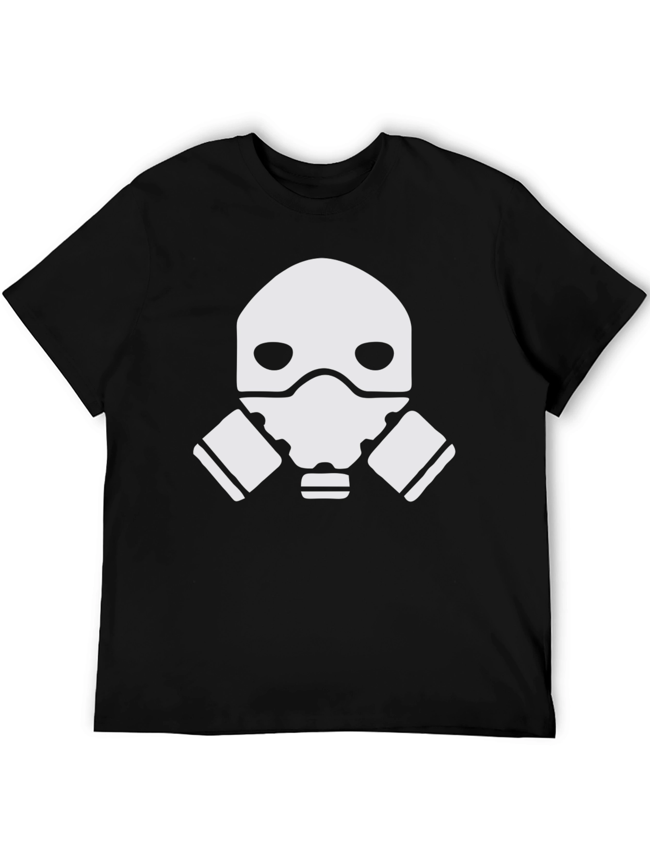 Gas Mask Graphic T-Shirt - Black