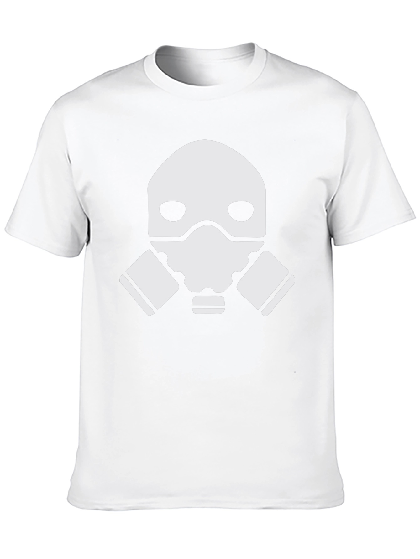 Gas Mask Graphic T-Shirt - Black
