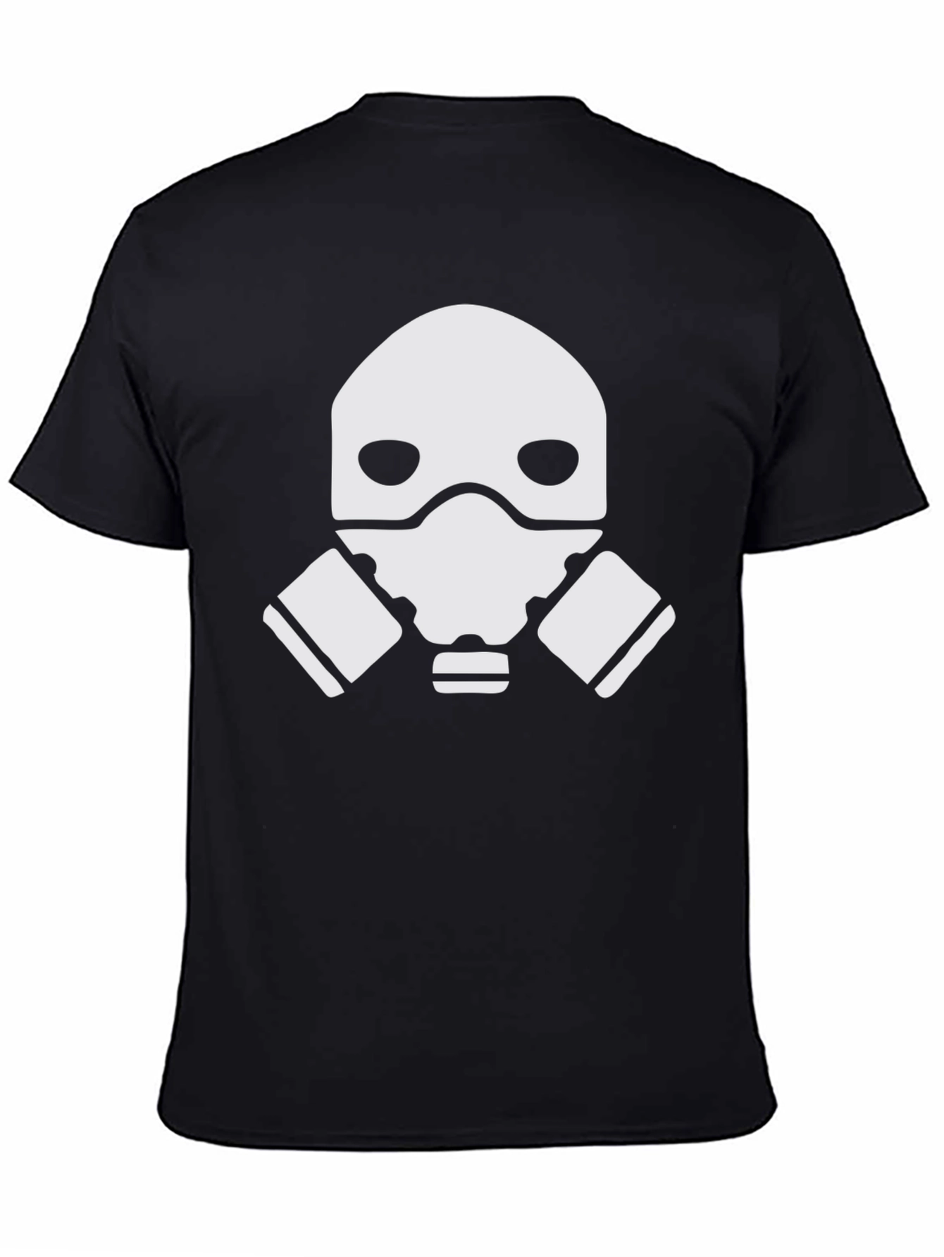 Gas Mask Graphic T-Shirt - Black