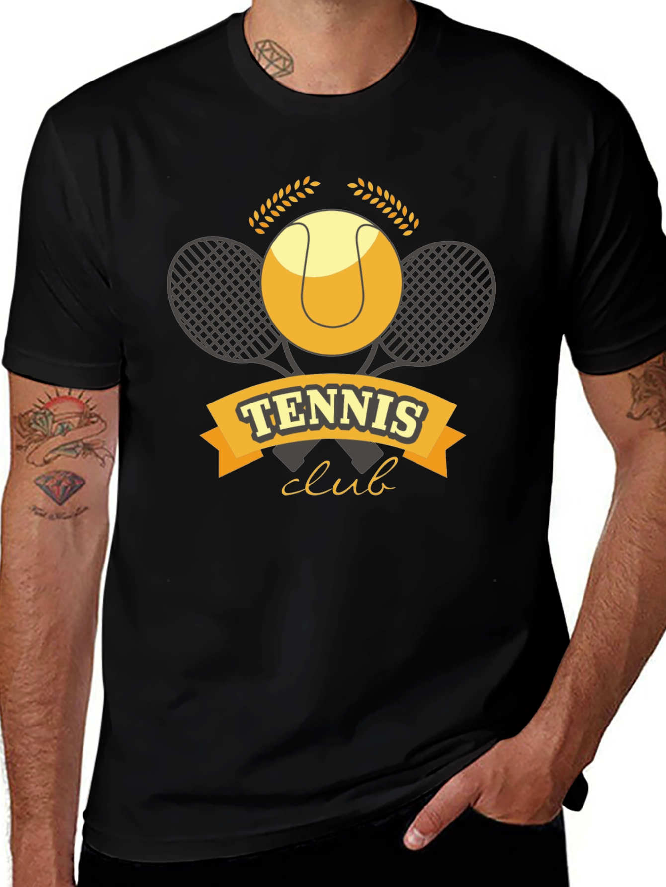 Tennis Club Graphic T-Shirt - Classic Sports Tee