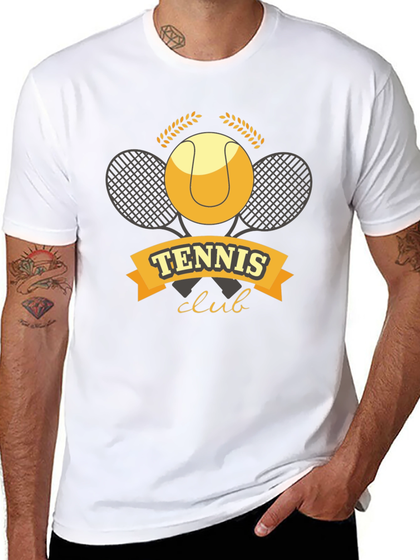 Tennis Club Graphic T-Shirt - Classic Sports Tee