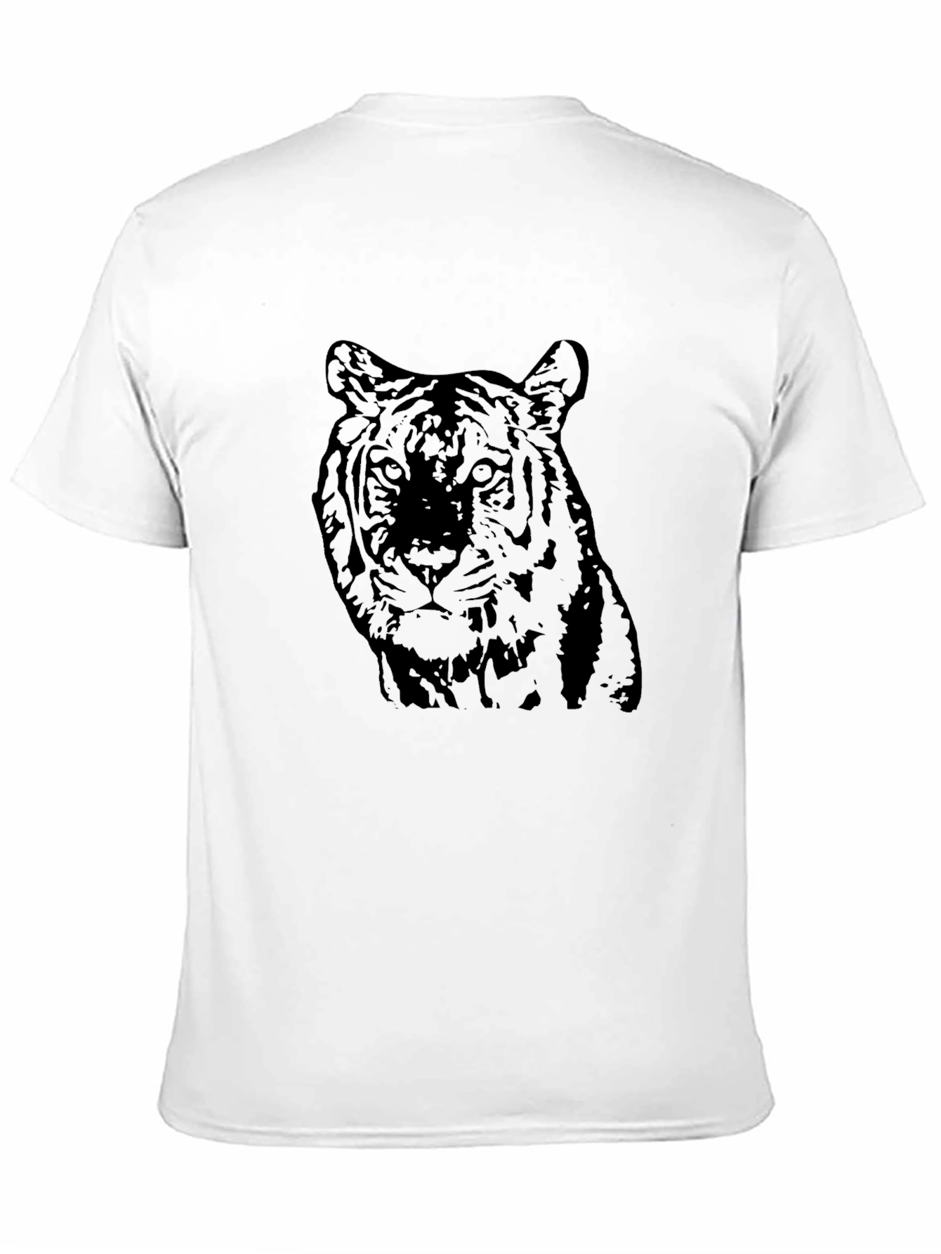 Black Tiger Graphic Tee - Cool Animal Design