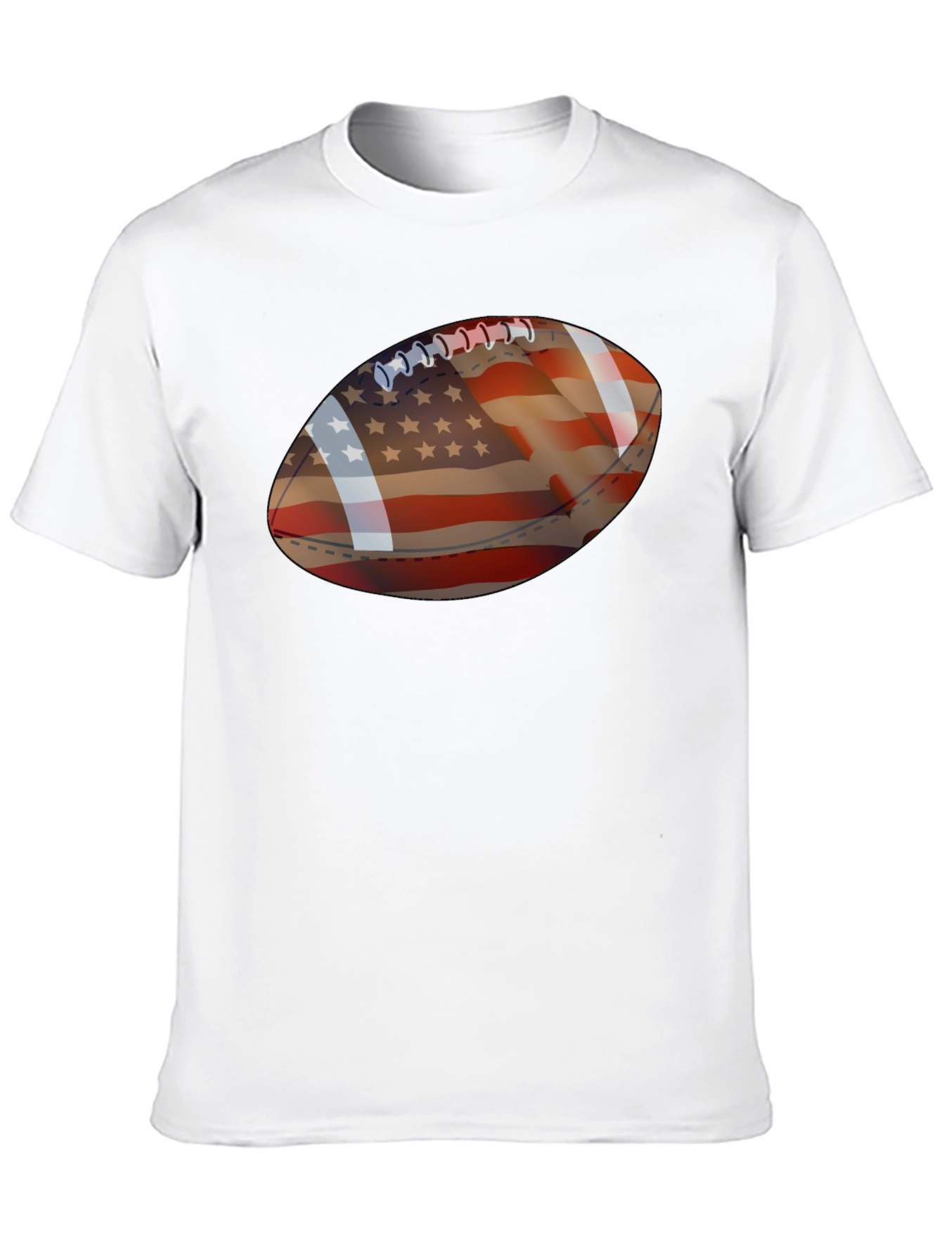 American Football Flag Graphic Tee